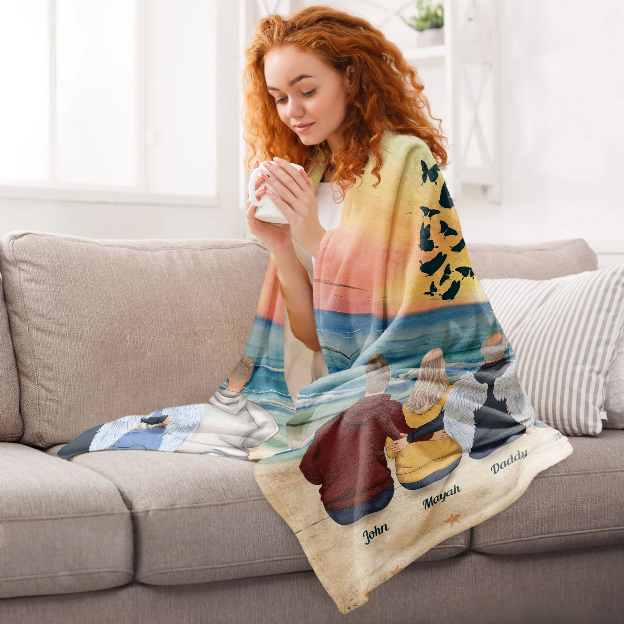Until We Meet Again - Personalized Memory Blanket - Image 5