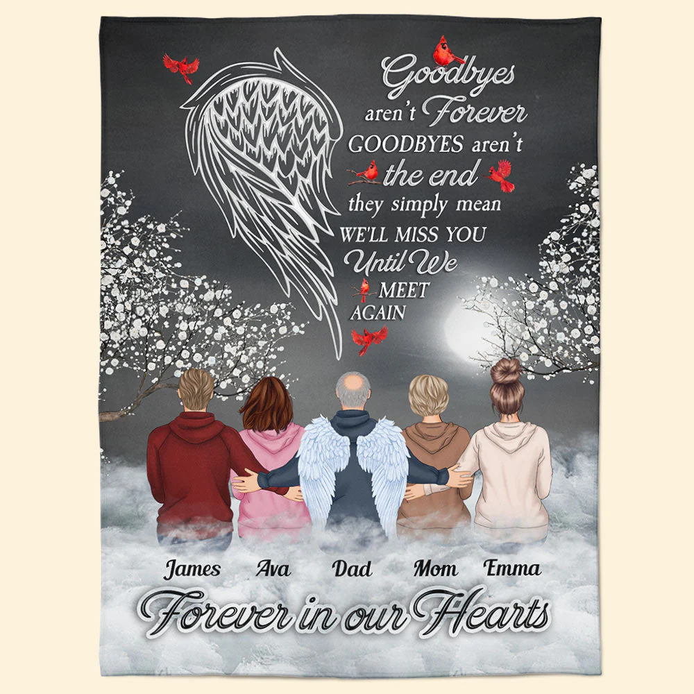 Until We Meet Again - Personalized Blanket - Image 6