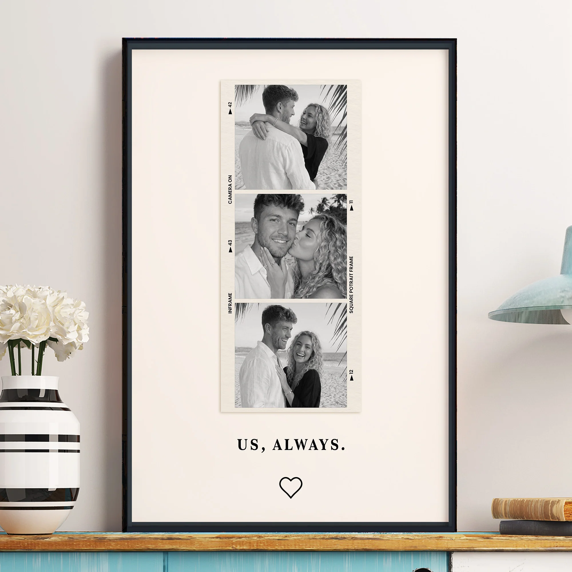 Us Always Couple Anniversary Valentine's Day Gift - Personalized Photo Poster