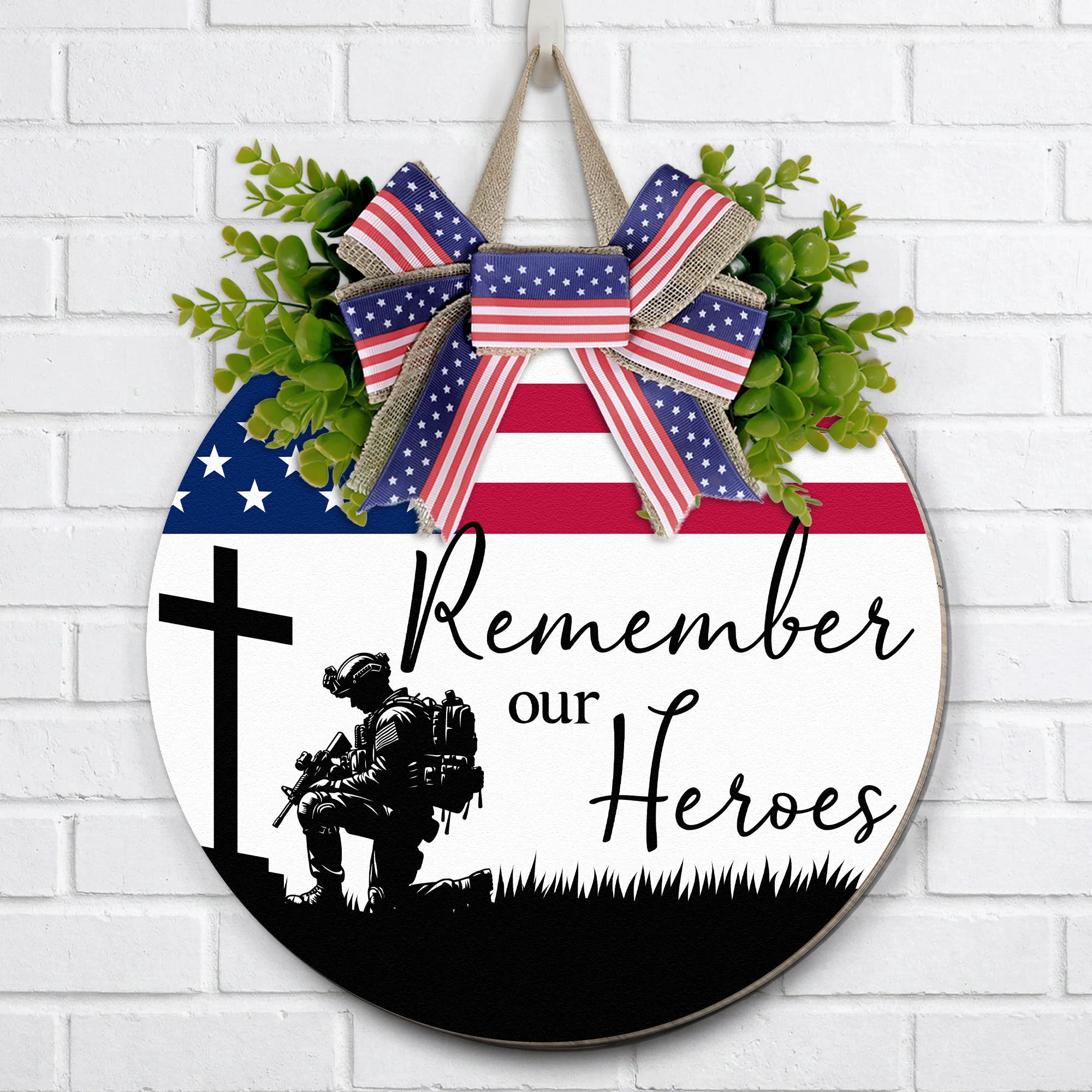 Veteran Memorial 250 Years Of Freedom Military Tribute - Personalized Wood Sign - Image 2
