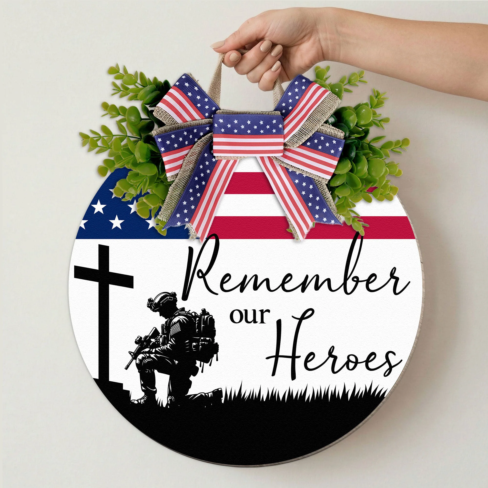 Veteran Memorial 250 Years Of Freedom Military Tribute - Personalized Wood Sign - Image 4