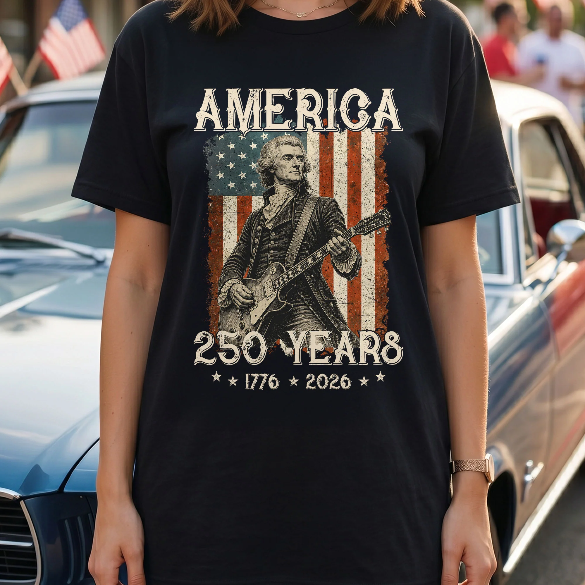 Vintage Presidents Playing Instruments - Personalized Shirt