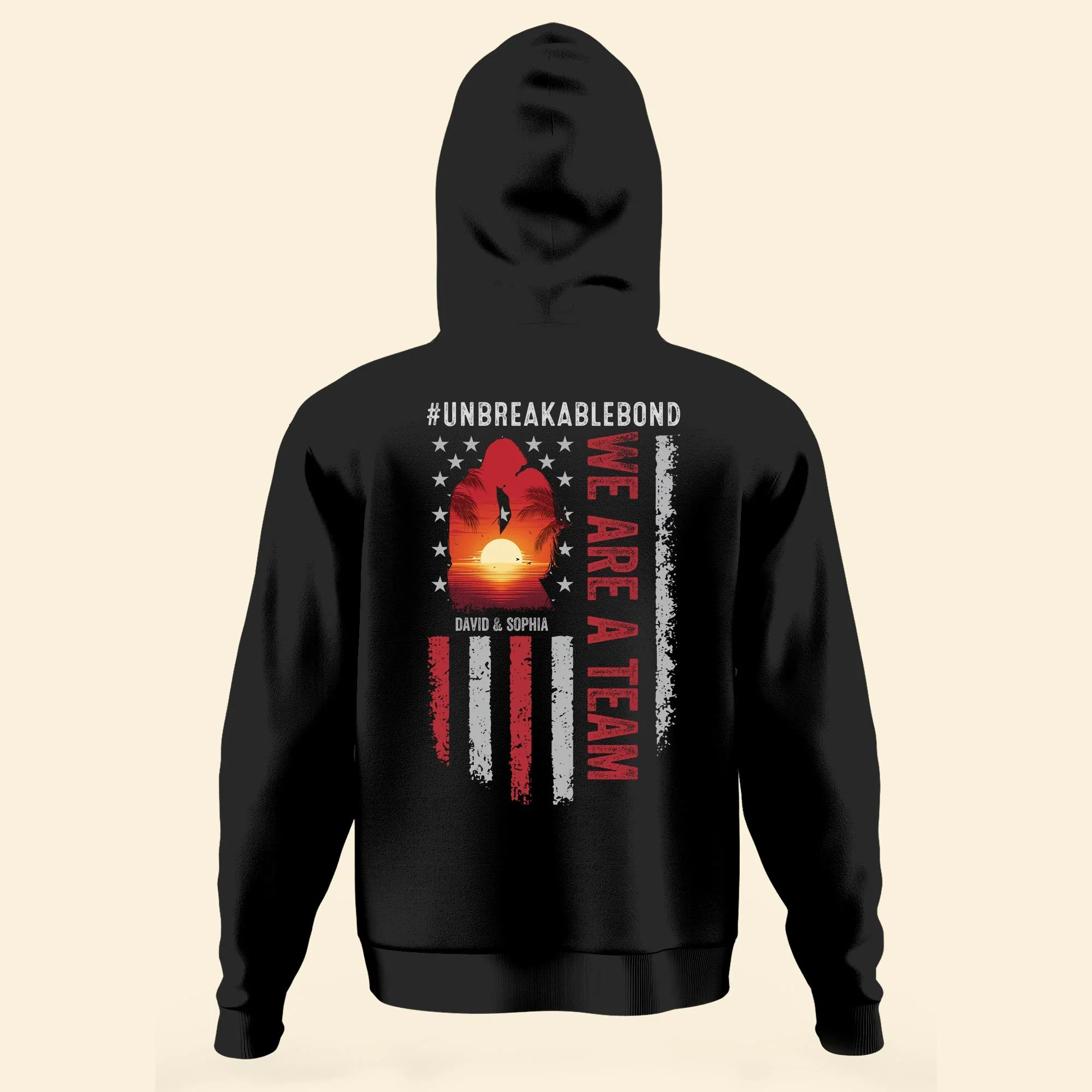 We Are A Team - Personalized Back Printed Shirt - Image 3