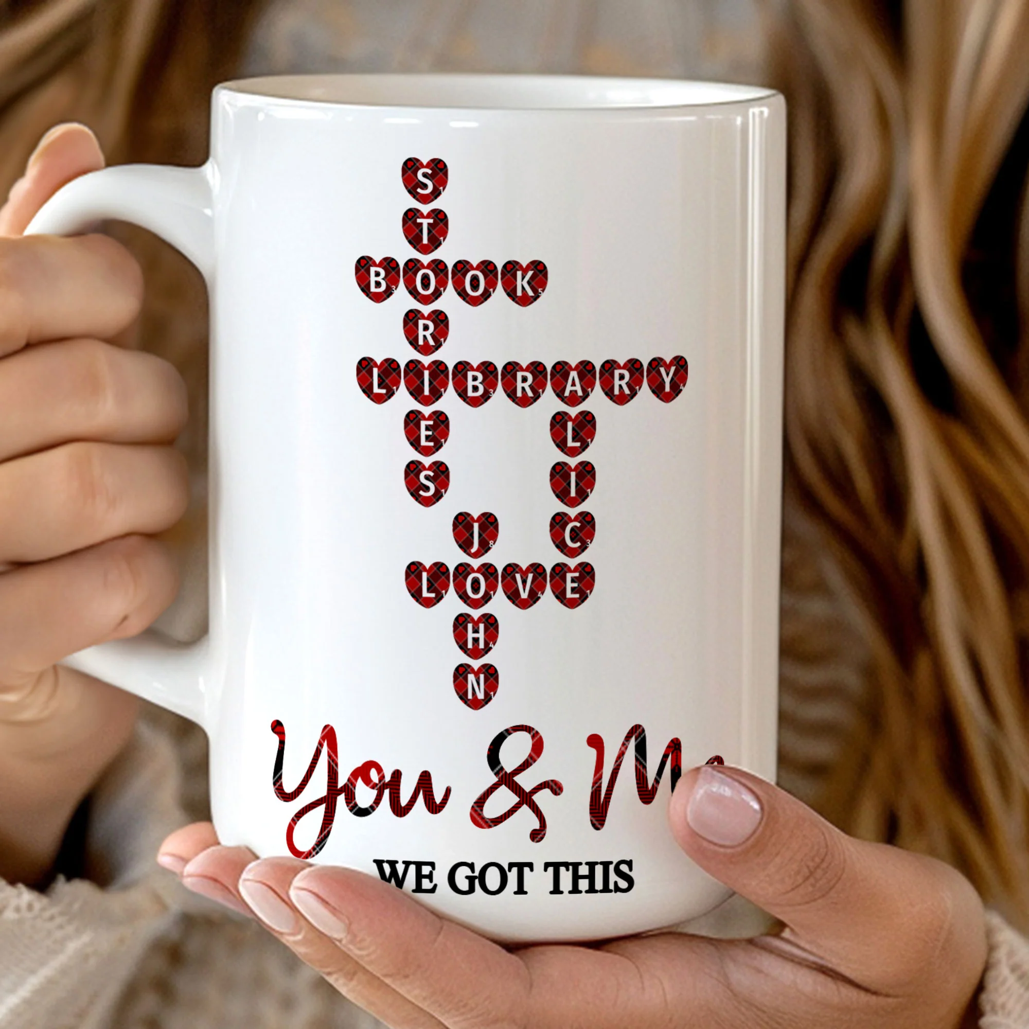 We Got This Scrabble Name Love - Personalized Mug - Image 2