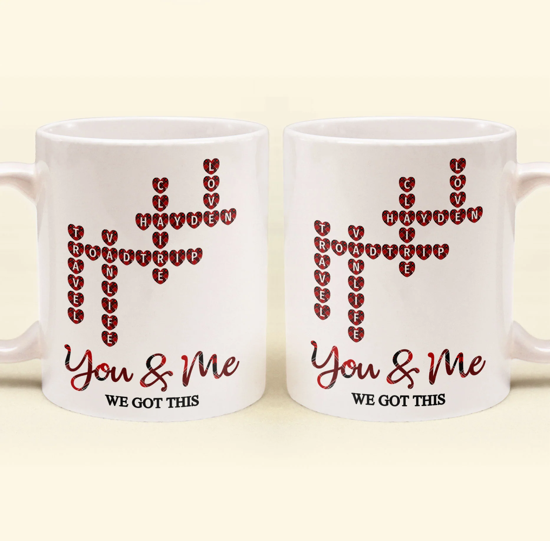 We Got This Scrabble Name Love - Personalized Mug - Image 3