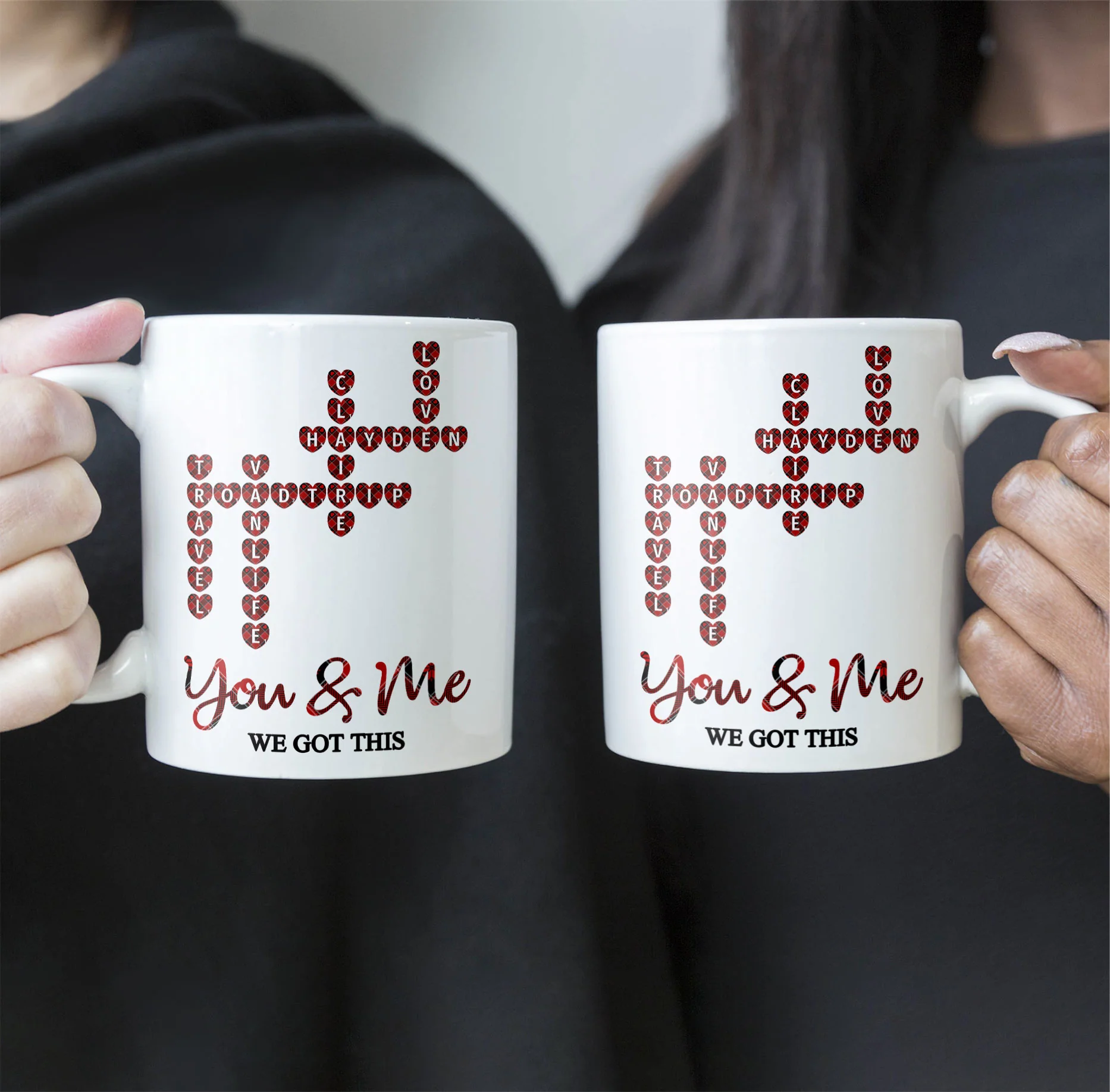 We Got This Scrabble Name Love - Personalized Mug - Image 4