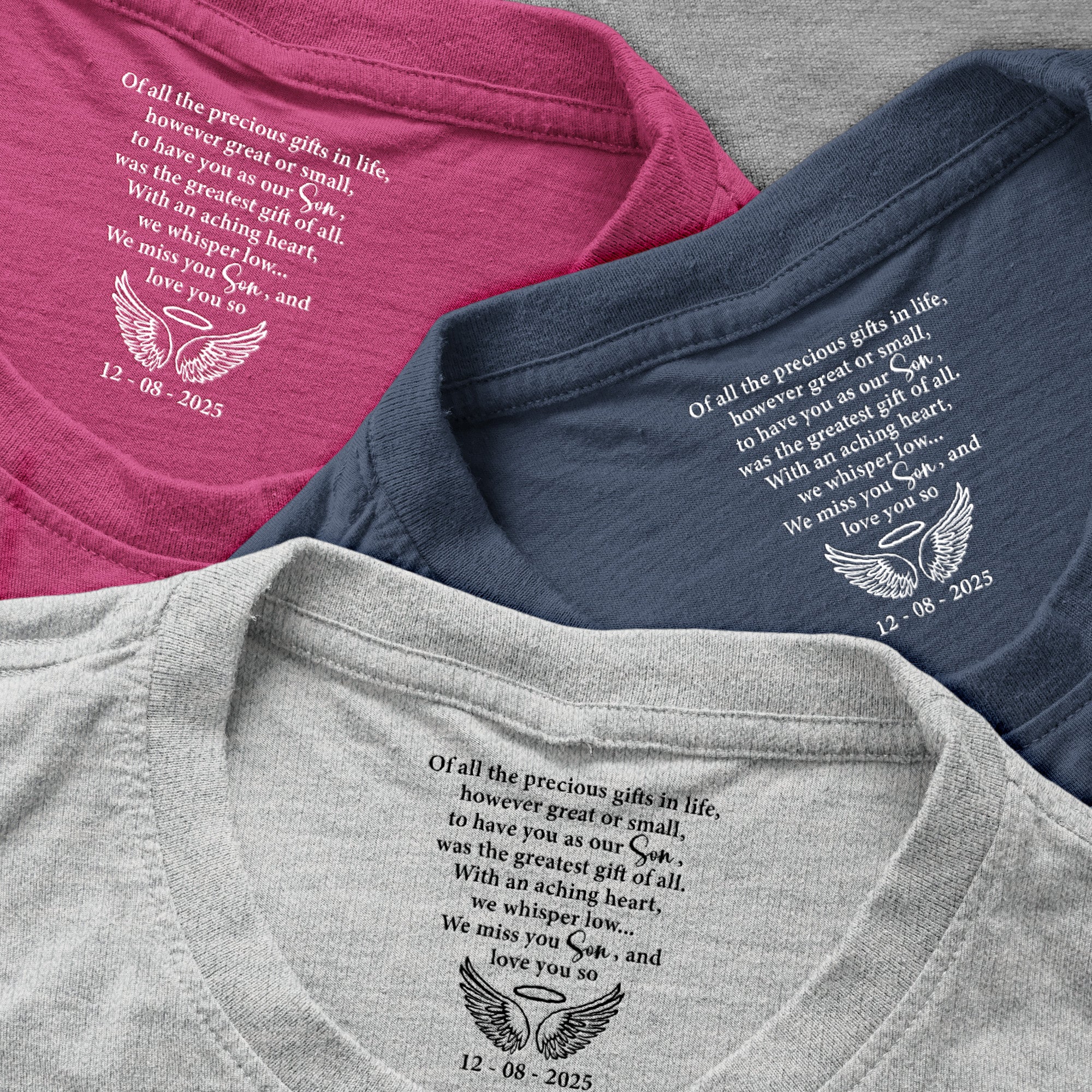 We Miss You Sympathy Gift - Personalized Shirt - Image 4