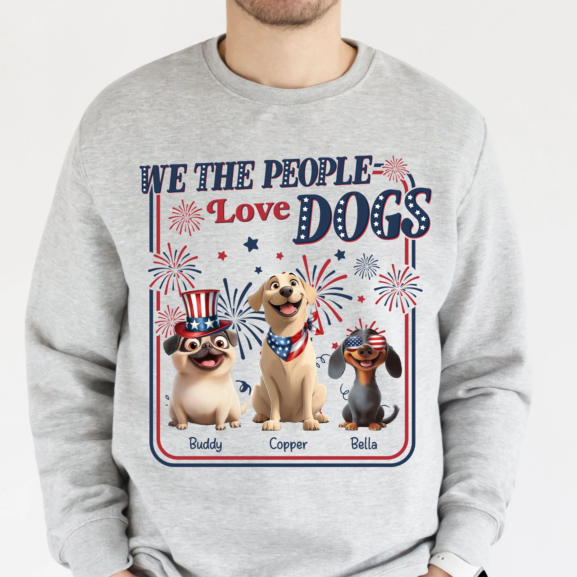 We The People Love Dogs - Personalized Shirt - Image 6