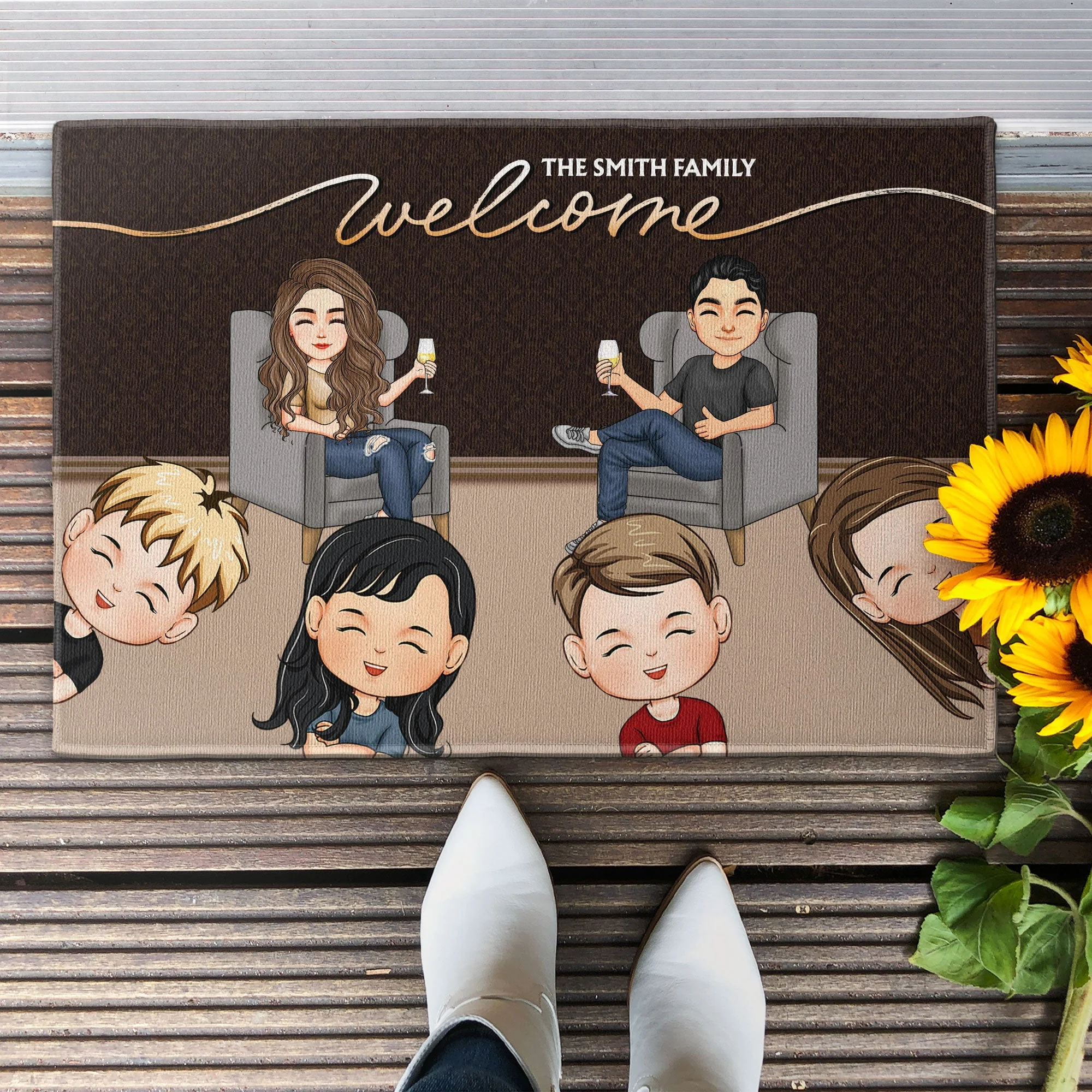 Welcome To Our Home - Personalized Doormat - Image 2