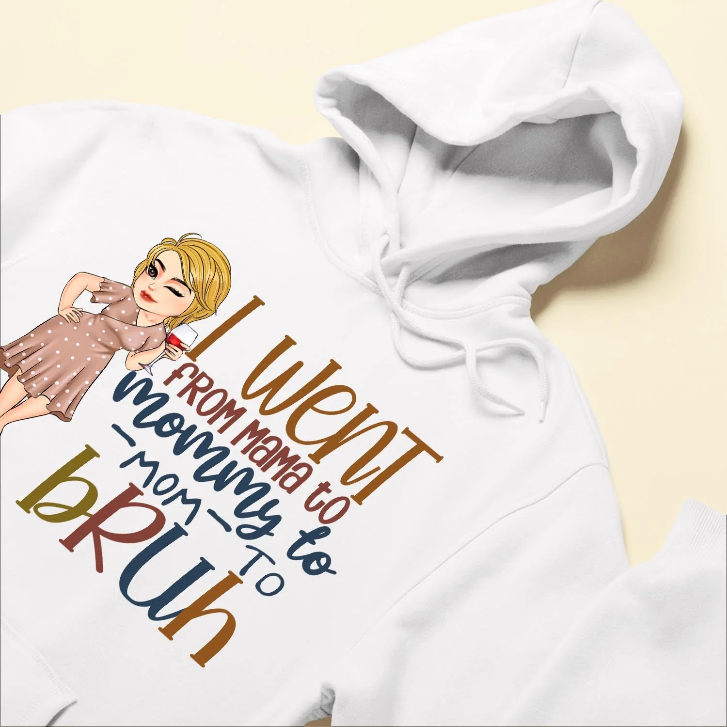 Went From Mama To Bruh - Personalized Shirt - Funny, Birthday, Mother's Day Gift For Mother, Mom, Grandma - Image 6