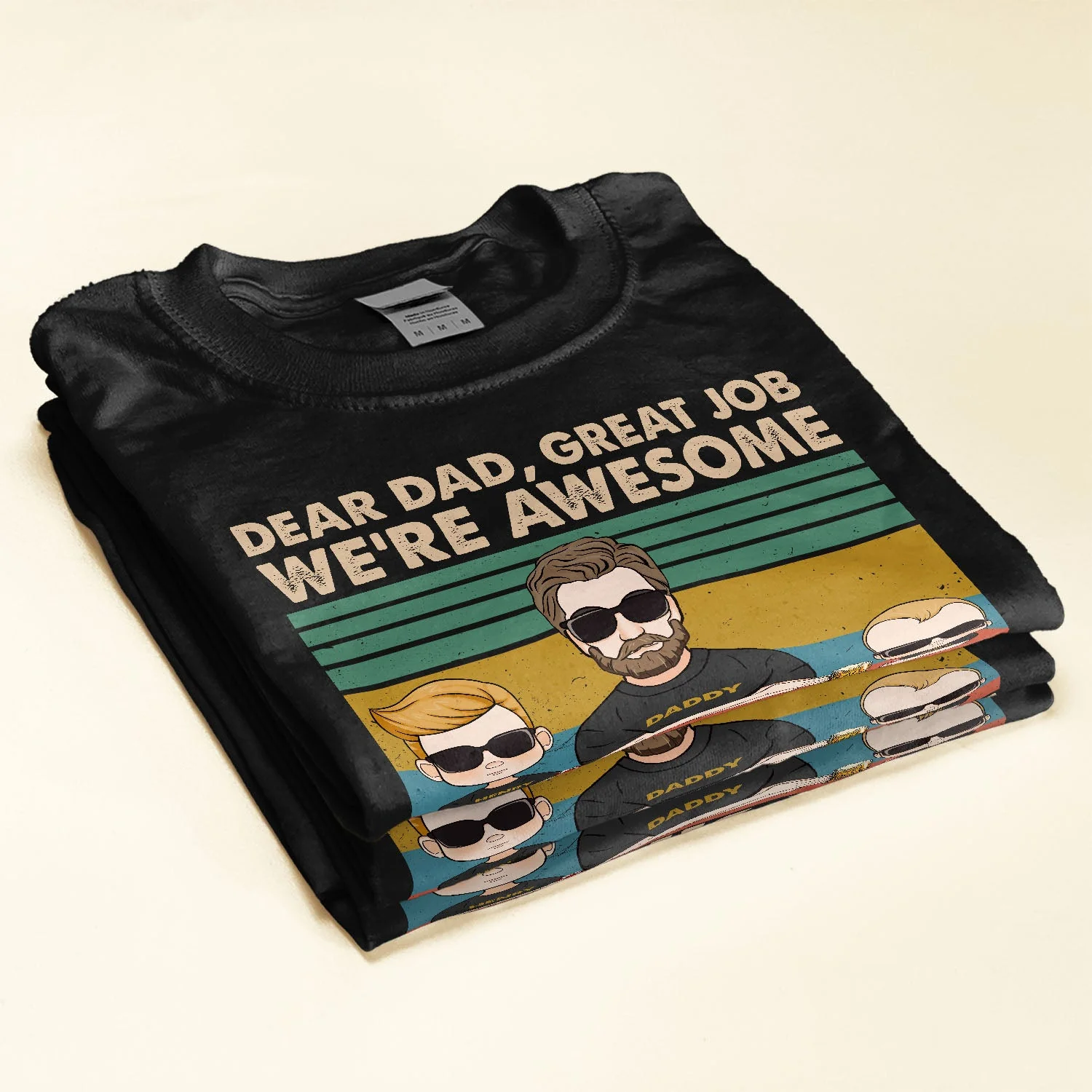 We're Awesome Thank You - Personalized Shirt Father's Day - Image 2
