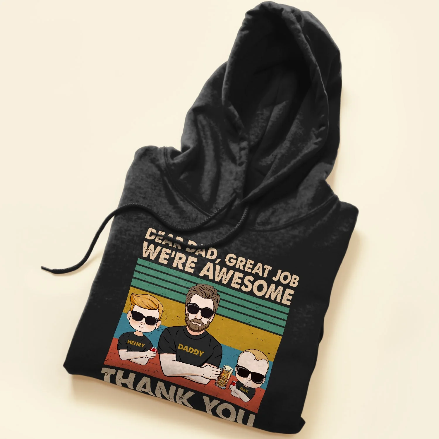 We're Awesome Thank You - Personalized Shirt Father's Day - Image 5