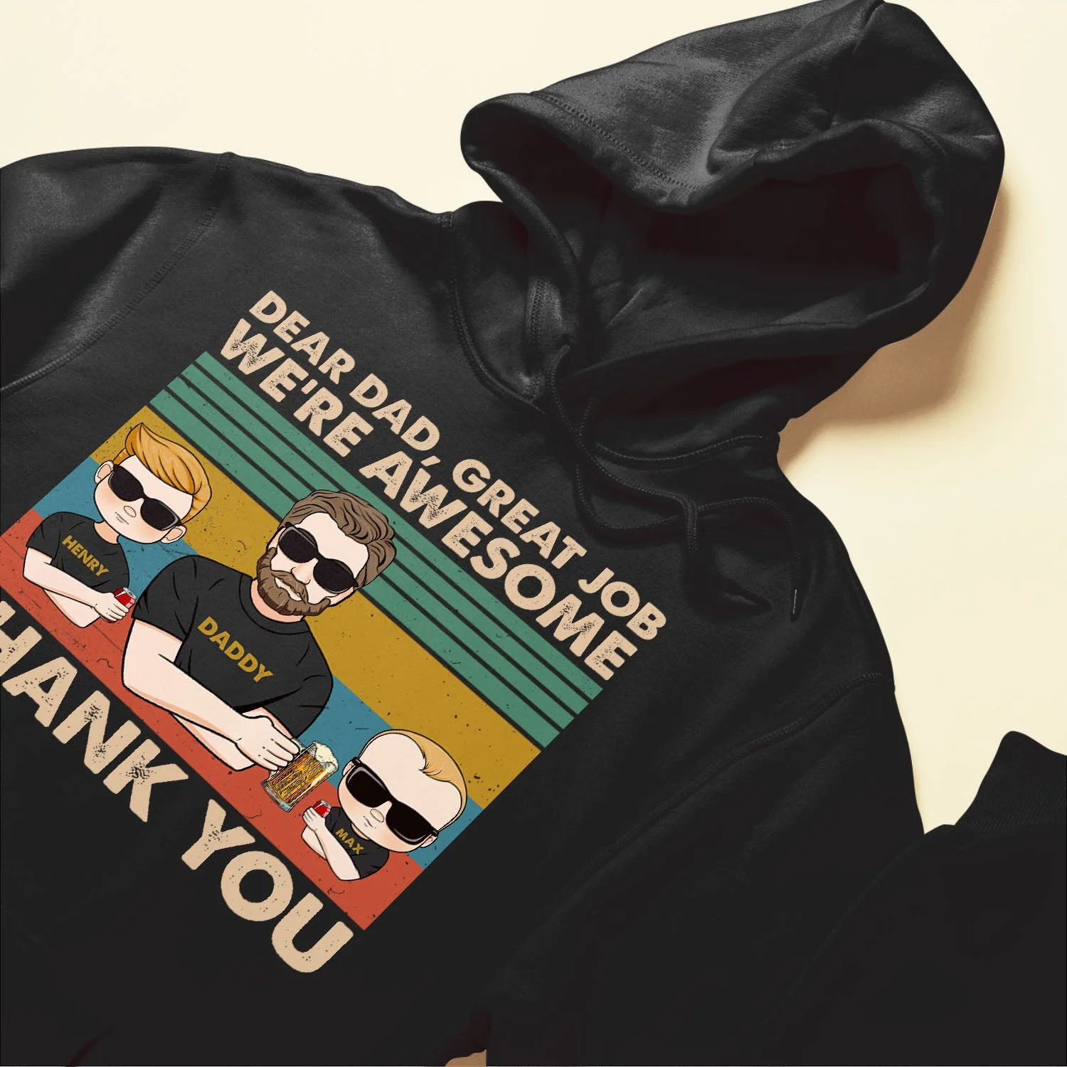 We're Awesome Thank You - Personalized Shirt Father's Day - Image 6