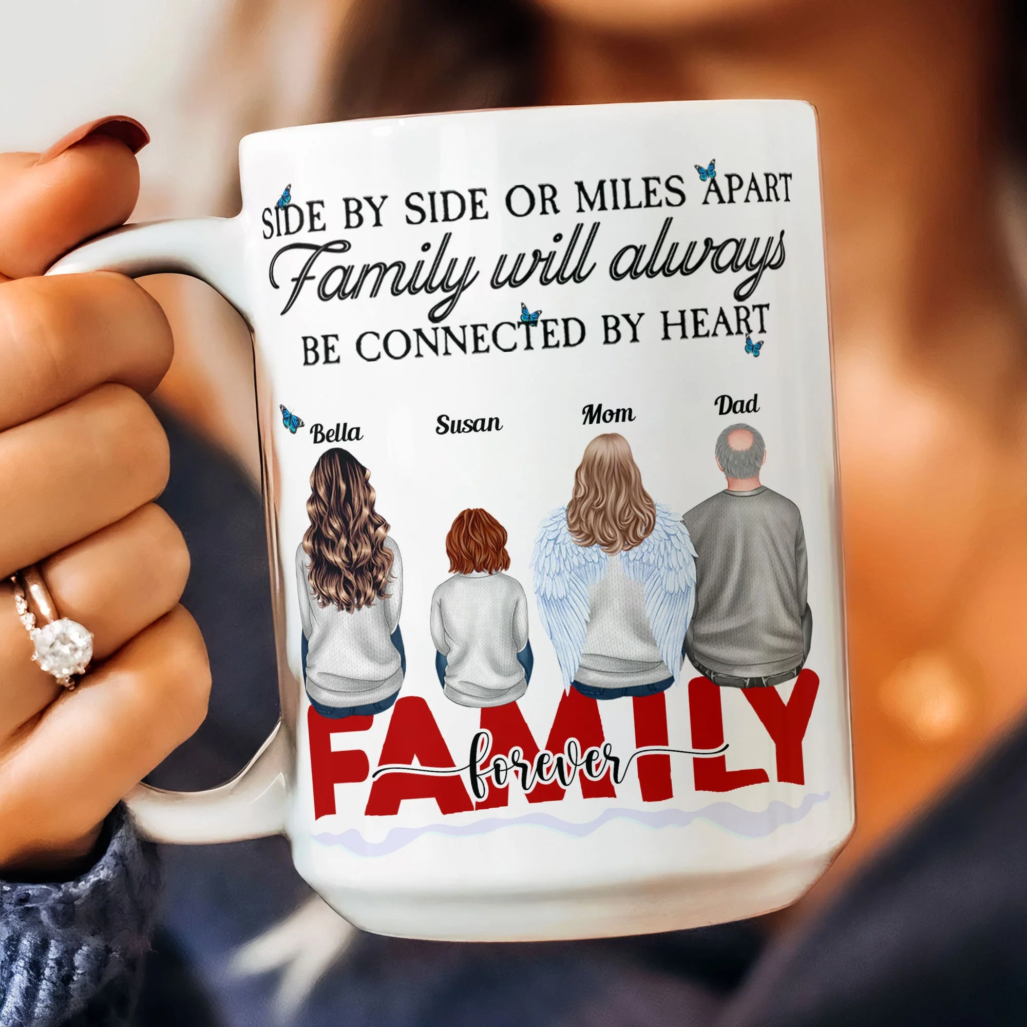 We're Family Forever - Personalized Mug - Image 2