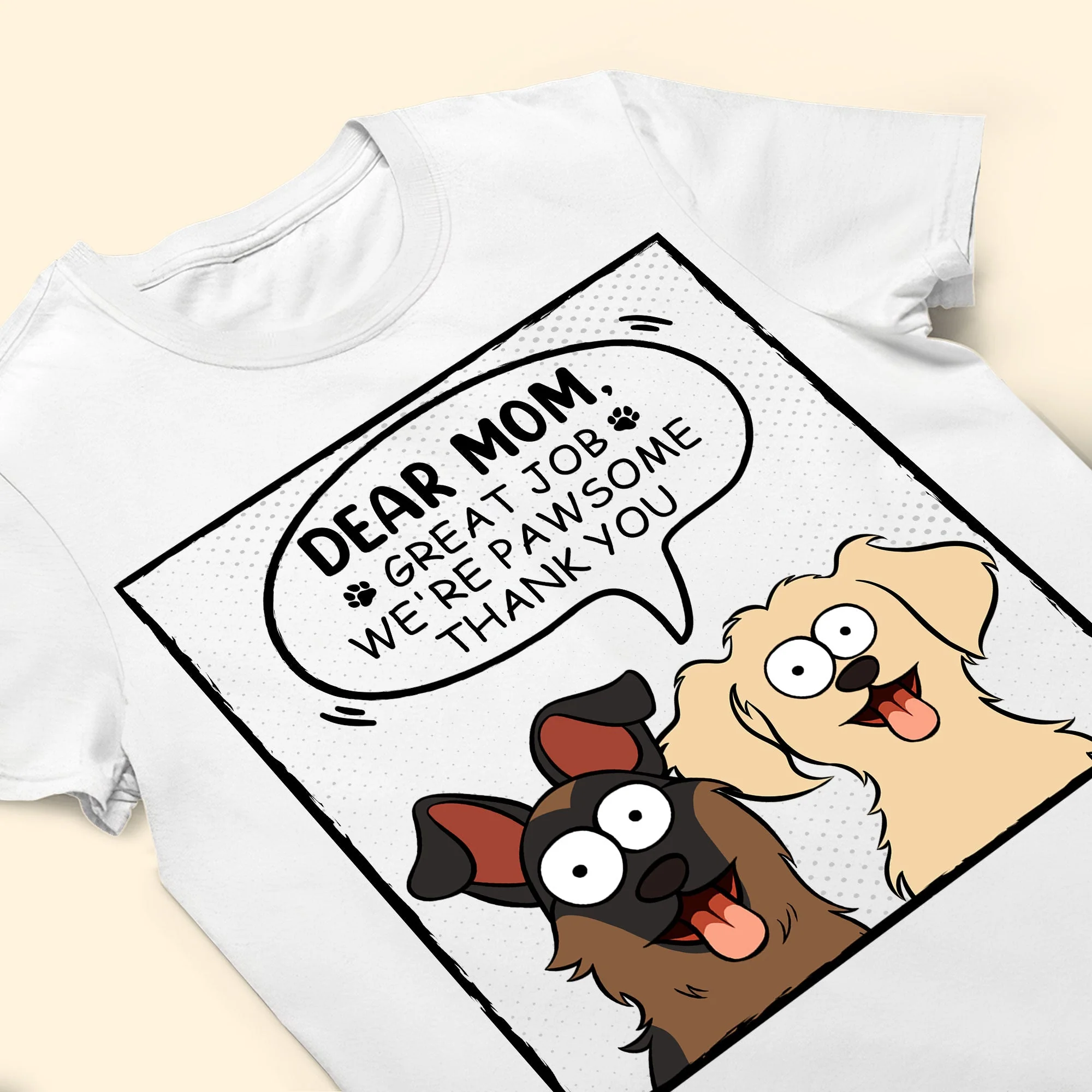 We're Pawsome Thank You - Personalized Shirt - Image 3