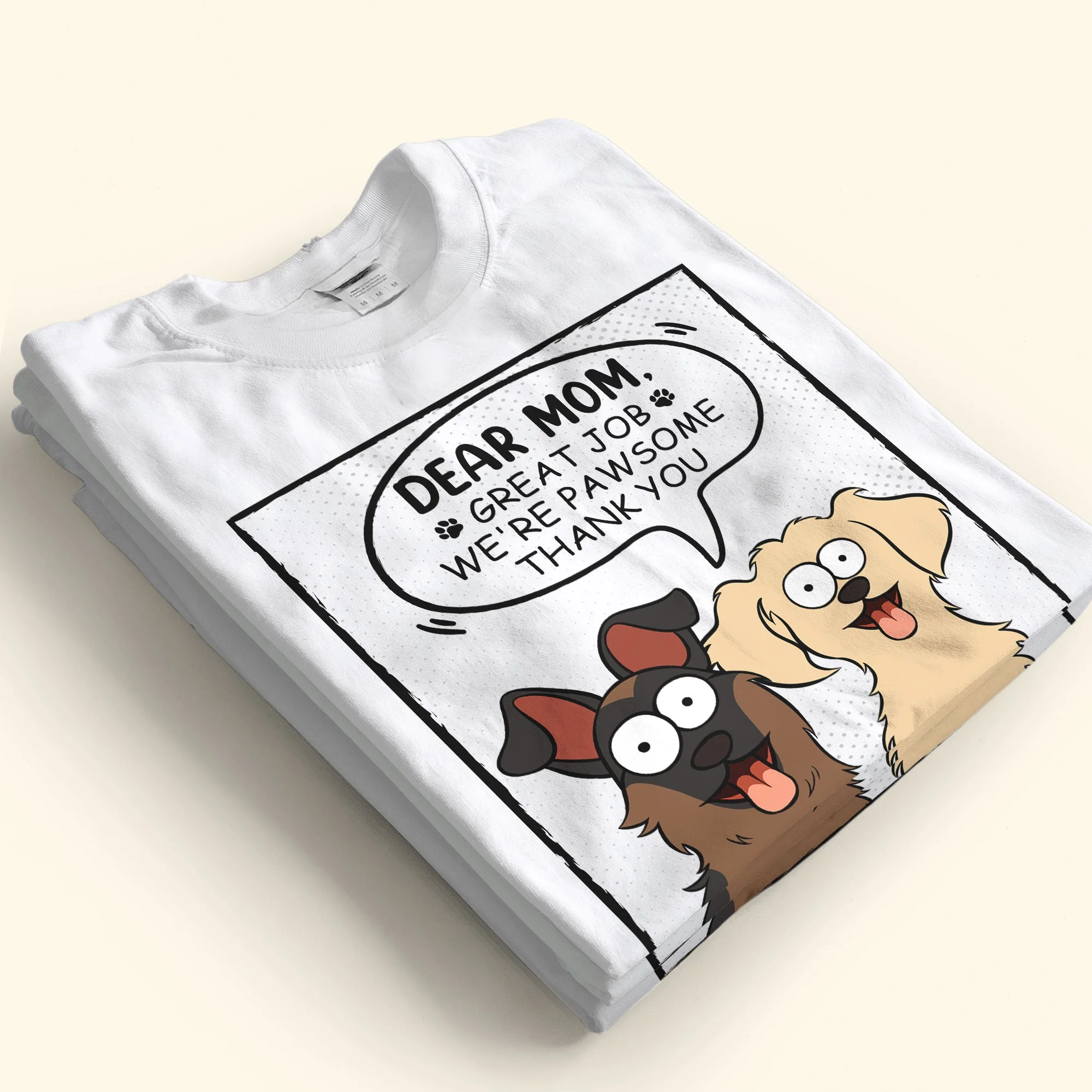 We're Pawsome Thank You - Personalized Shirt - Image 4