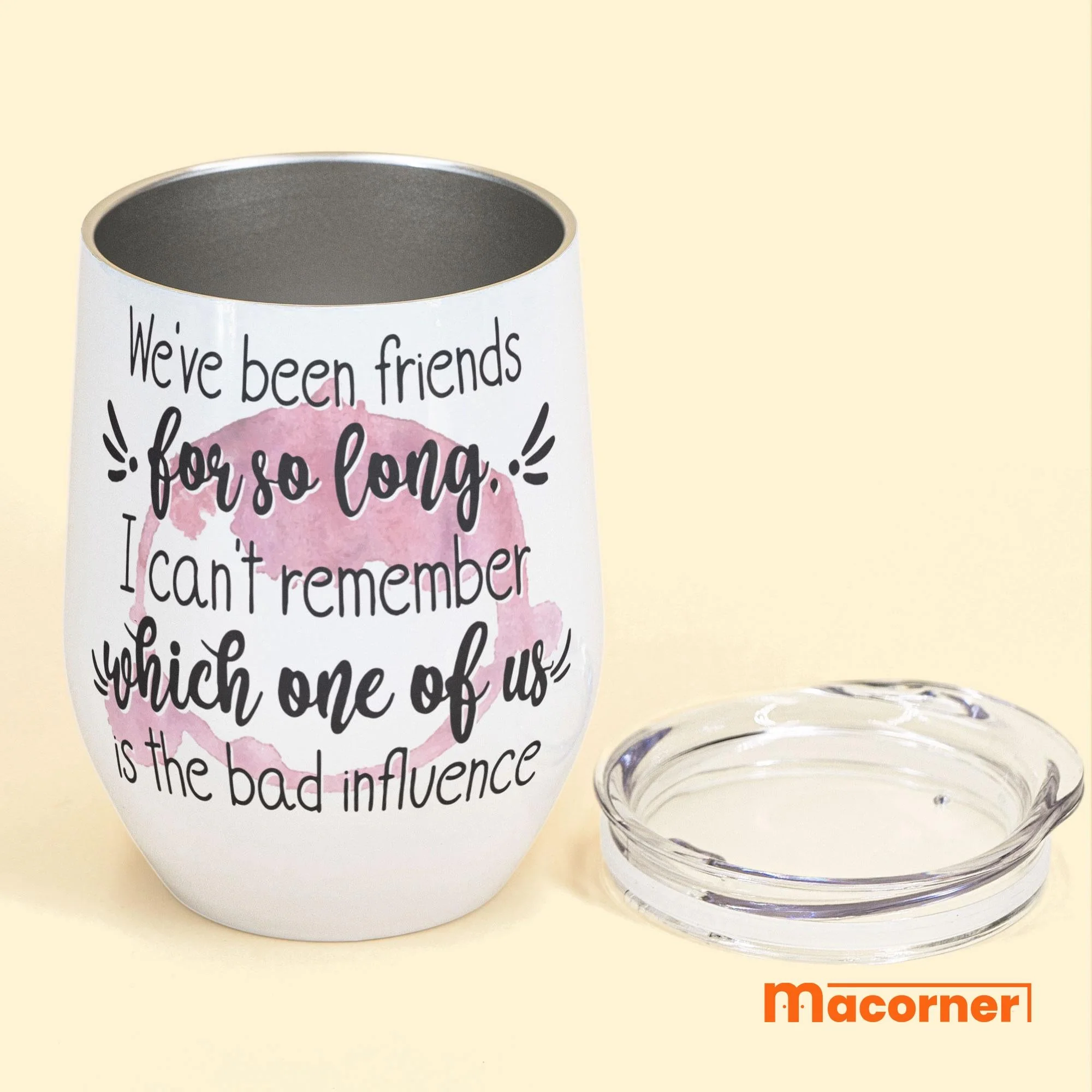 We've Been Friends For So Long - Personalized Wine Tumbler - Gift For Besties - Image 3