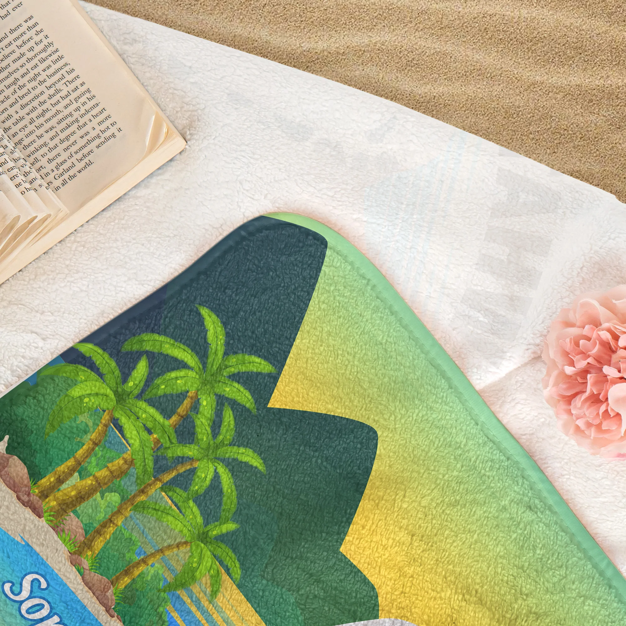 What Day Is Today? Who Cares I'm Retired! - Personalized Photo Quick-Dry Beach Towel - Image 6
