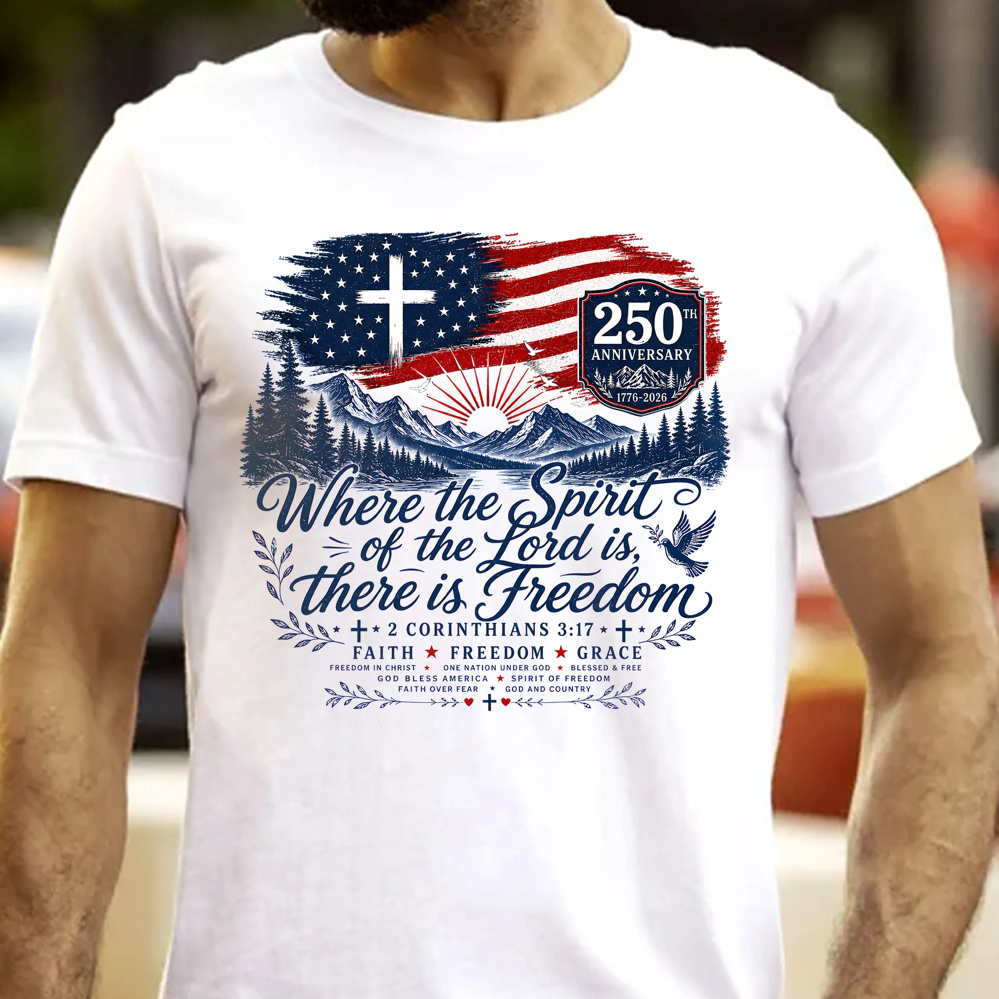 Where The Spirit Of The Lord Is, There Is Freedom - Shirt - Image 3