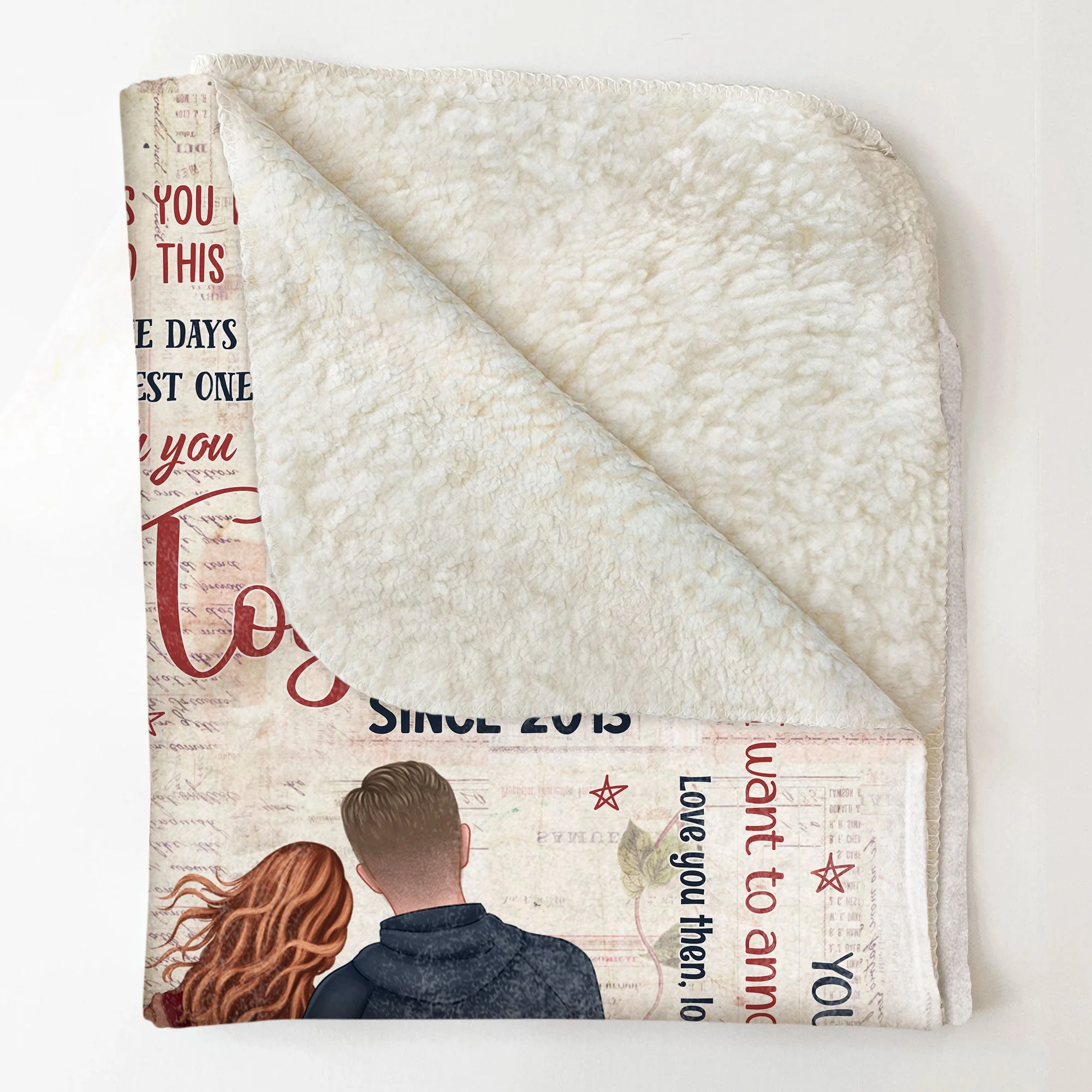 Wife Gifts Love You Then Love You Still - Personalized Blanket - Image 4