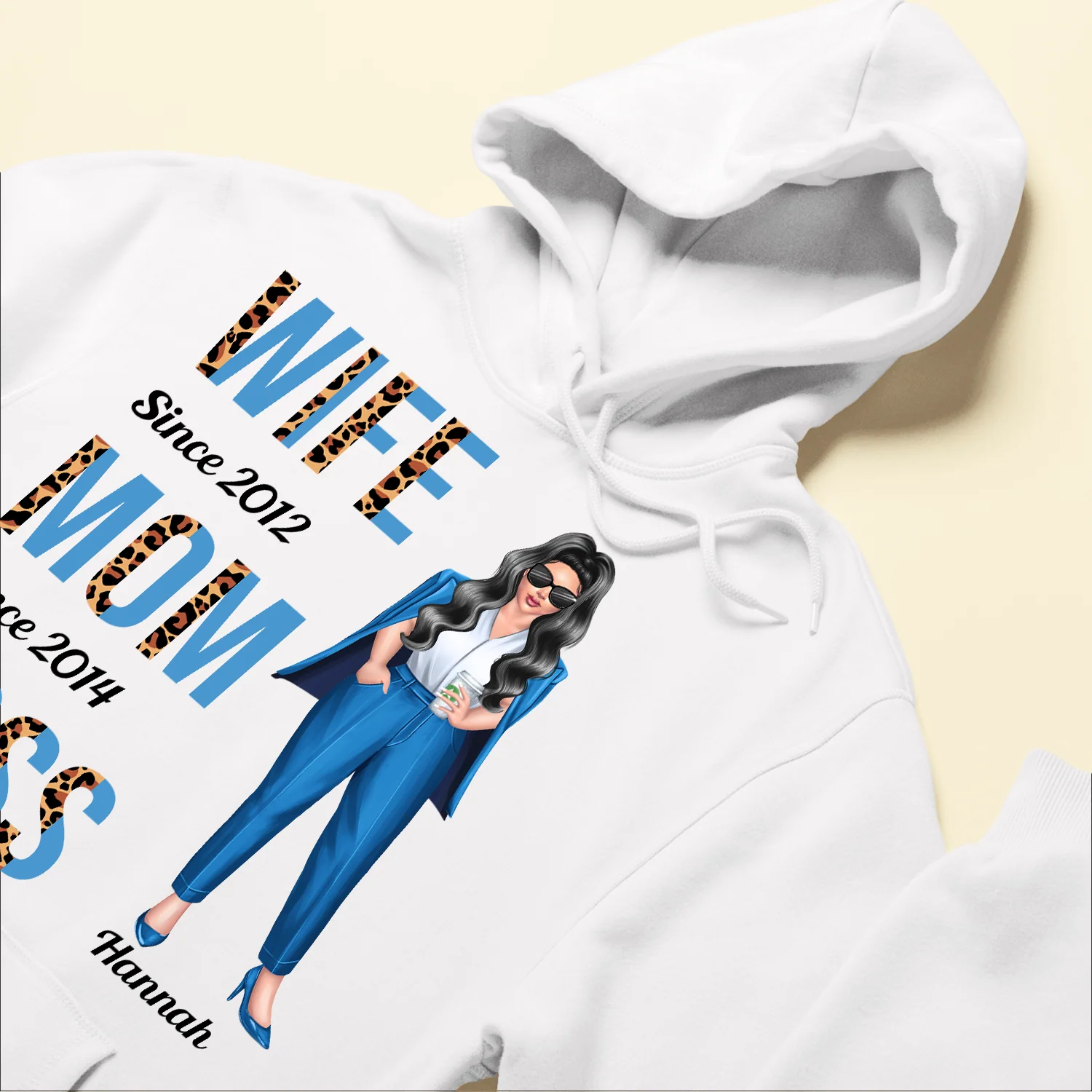 Wife, Mom, Boss - Personalized Shirt - Anniversary Gift Valentine's Day Gift For Wife, Boss Lady - Image 6