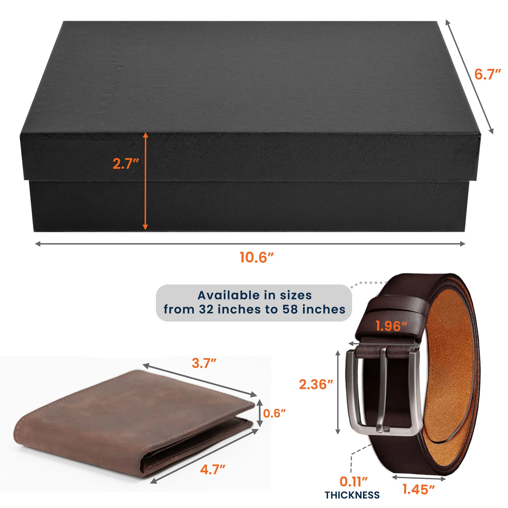 World's Best Grandpa - Father's Day Leather Gift Box Set - Image 8