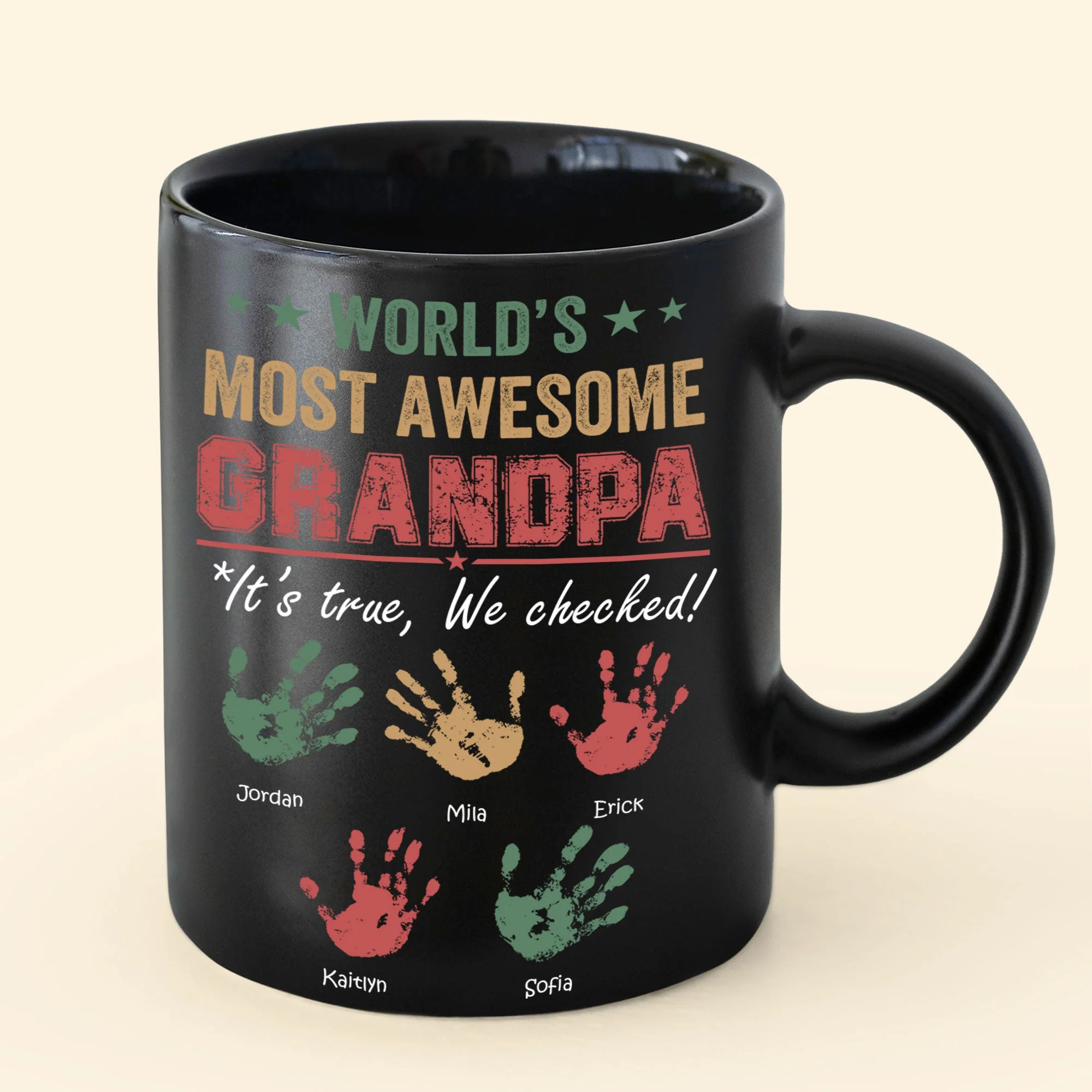 World's Most Awesome Grandpa - Personalized Mug - Ver 2 - Image 2
