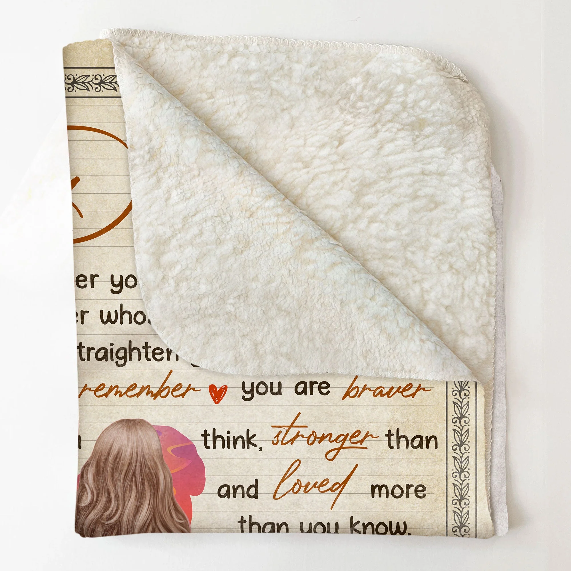 Wrap Yourself Up And Consider It A Big Hug - Personalized Blanket - Image 4