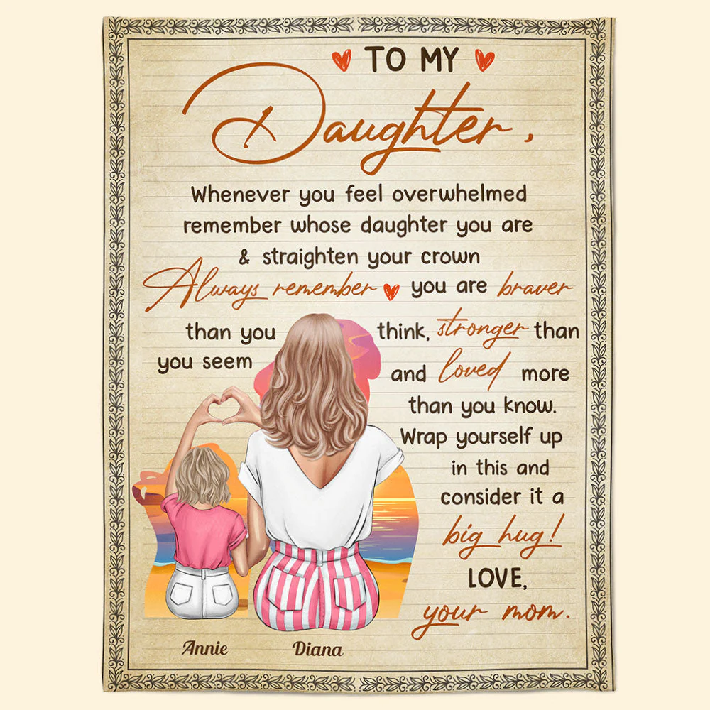 Wrap Yourself Up And Consider It A Big Hug - Personalized Blanket - Image 7