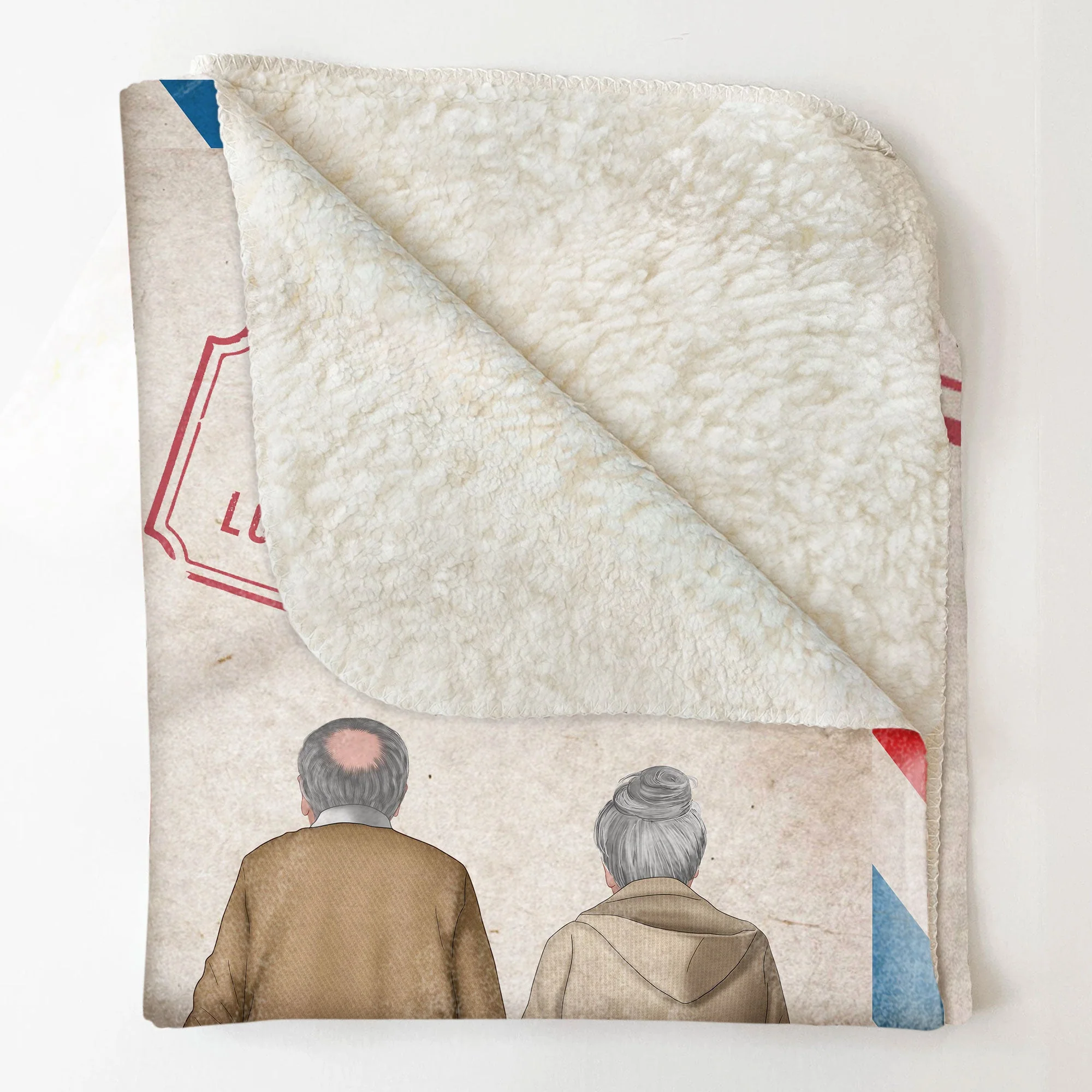 Wrap Yourself Up In This Blanket - Personalized Wife Blanket - Image 4