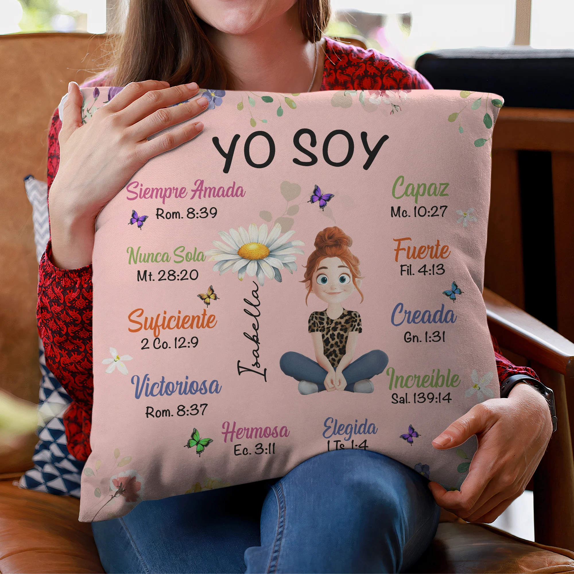 Yo Soy Cristiano – Almohada Personalizada (Incluye Relleno) - Image 2