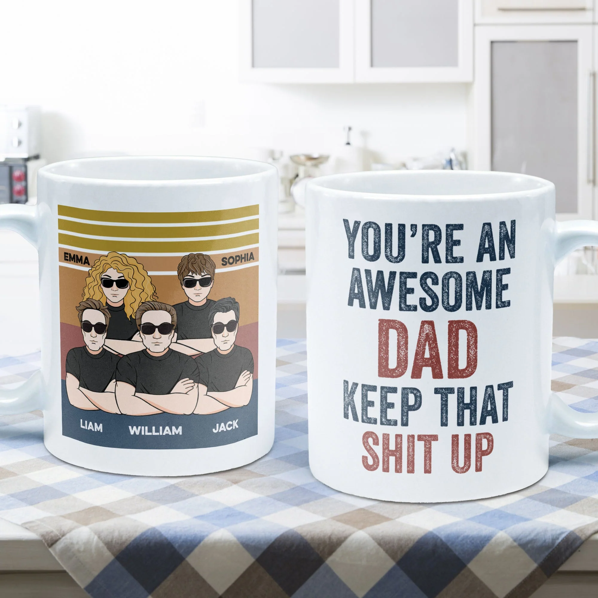 You Are An Awesome Dad - Personalized Mug - Father's Day Gift For Father, Dad, Papa - Image 5