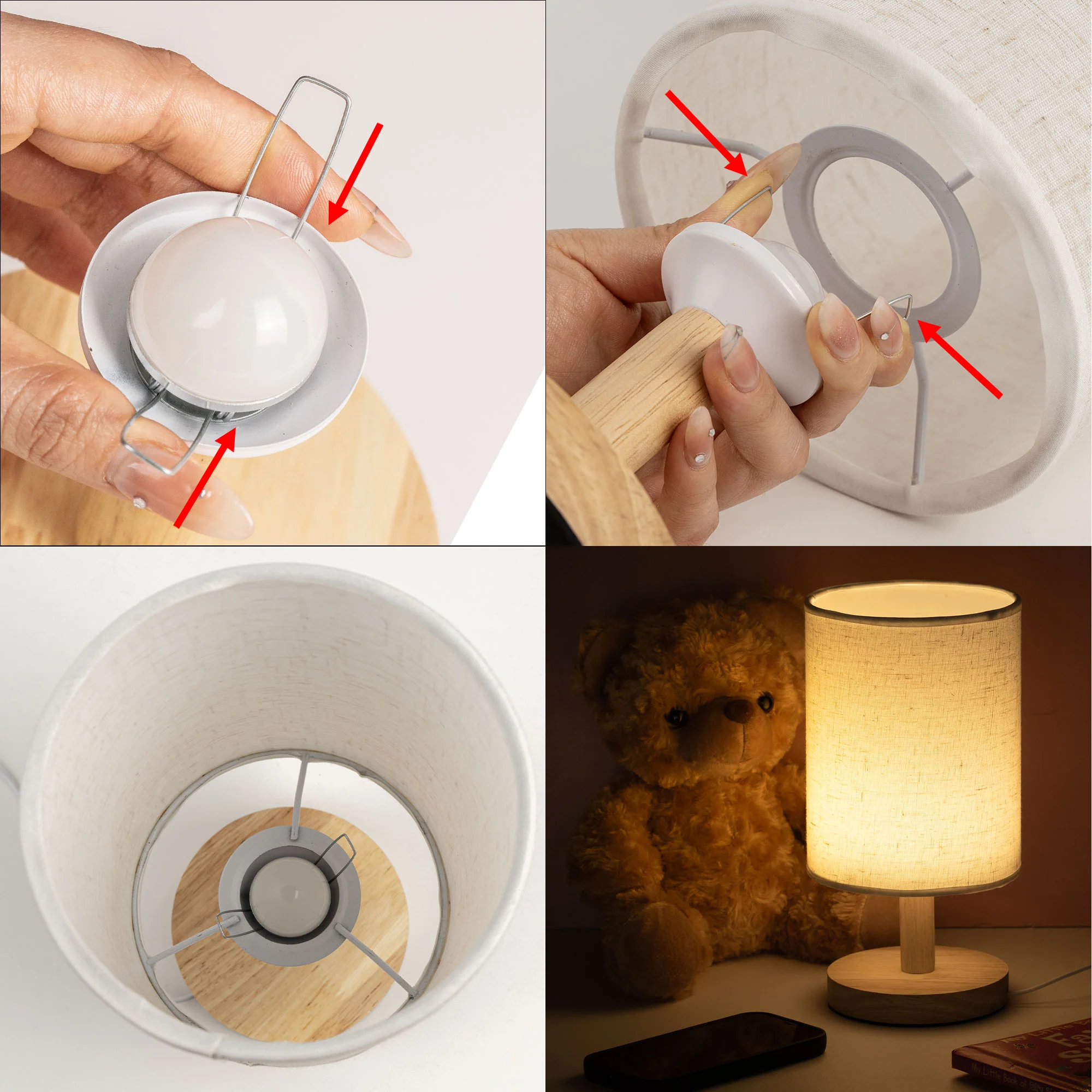You Are Braver Than You Believe - Personalized Fabric Lamp - Image 3