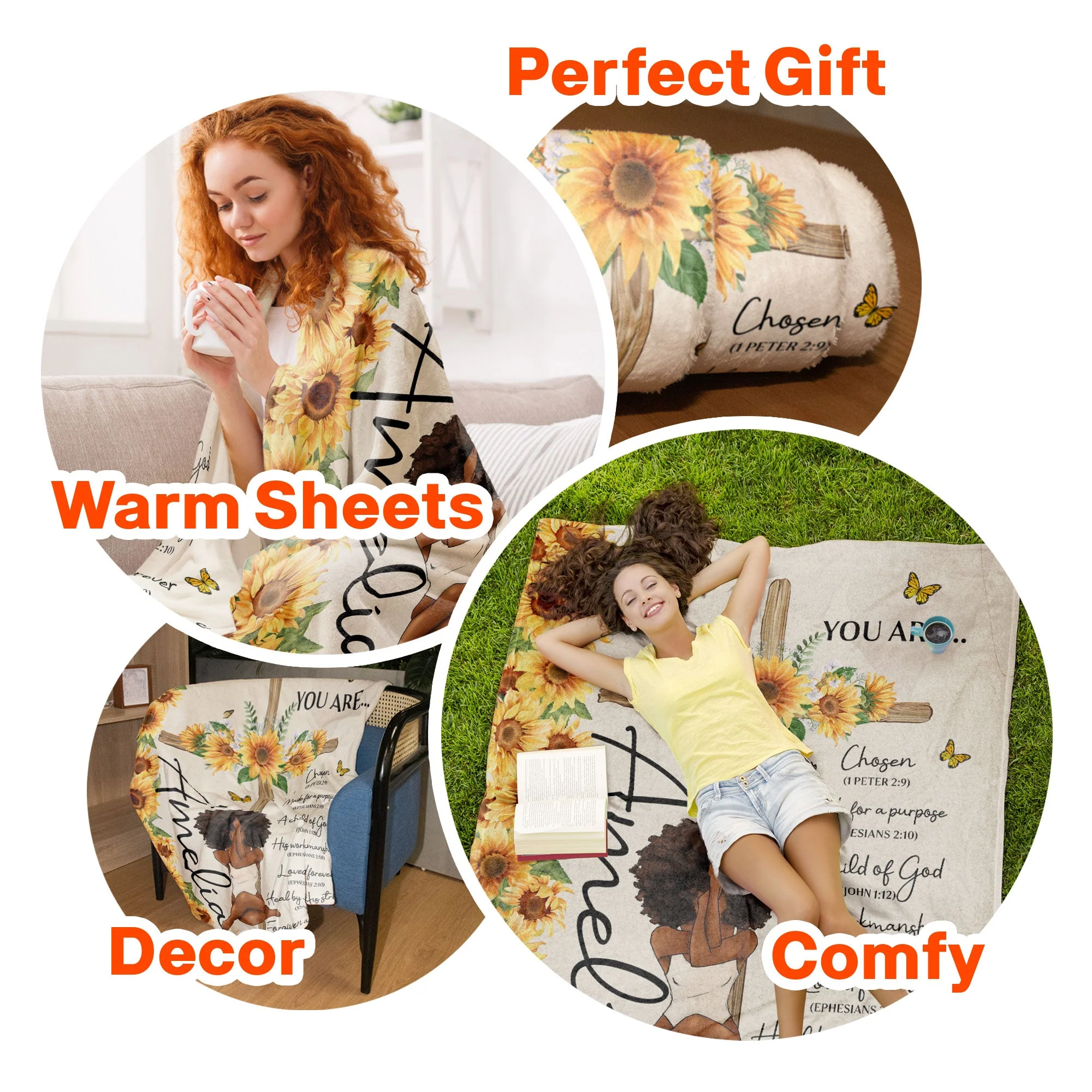 You Are Chosen - Personalized Photo Blanket - Image 8