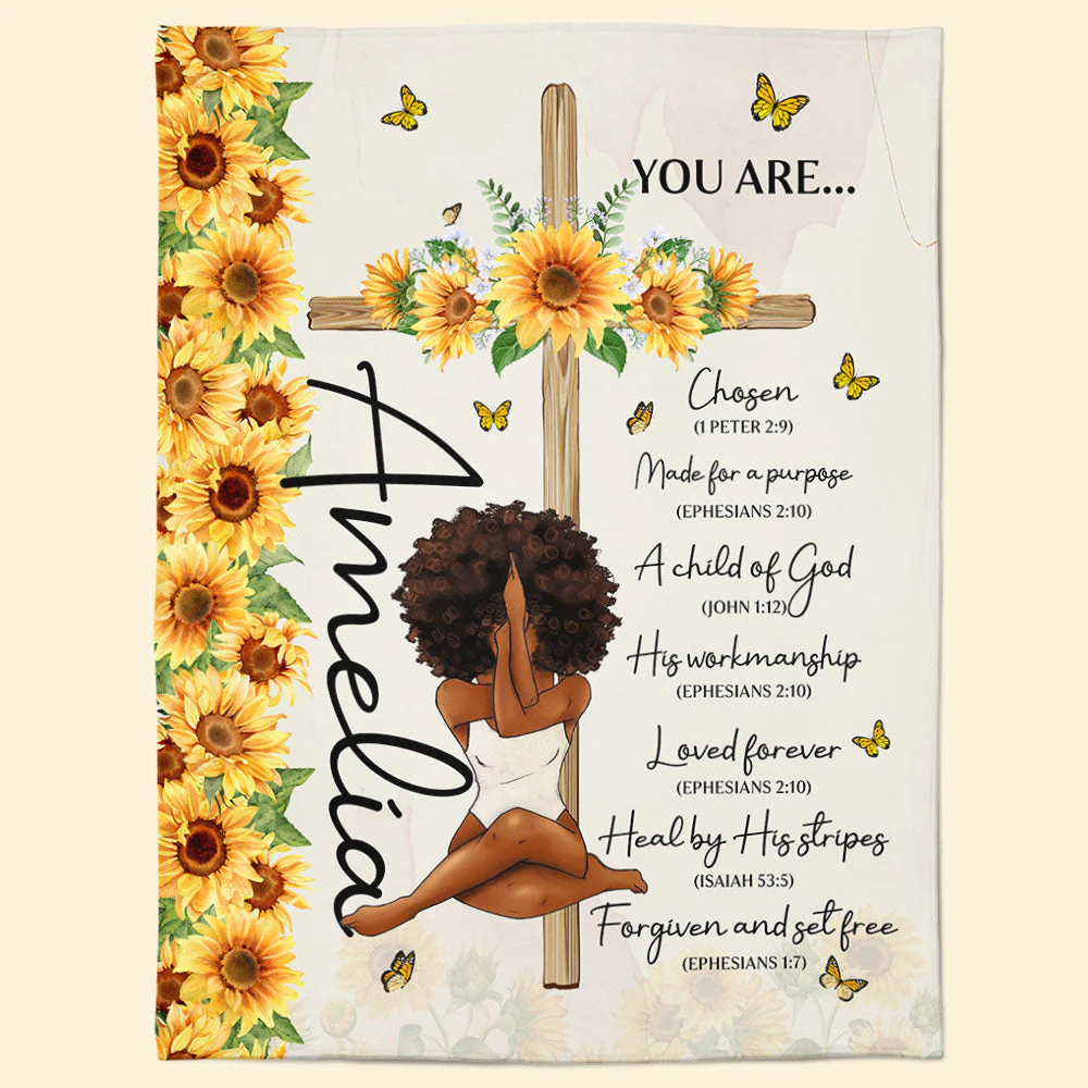 You Are Chosen - Personalized Photo Blanket - Image 9