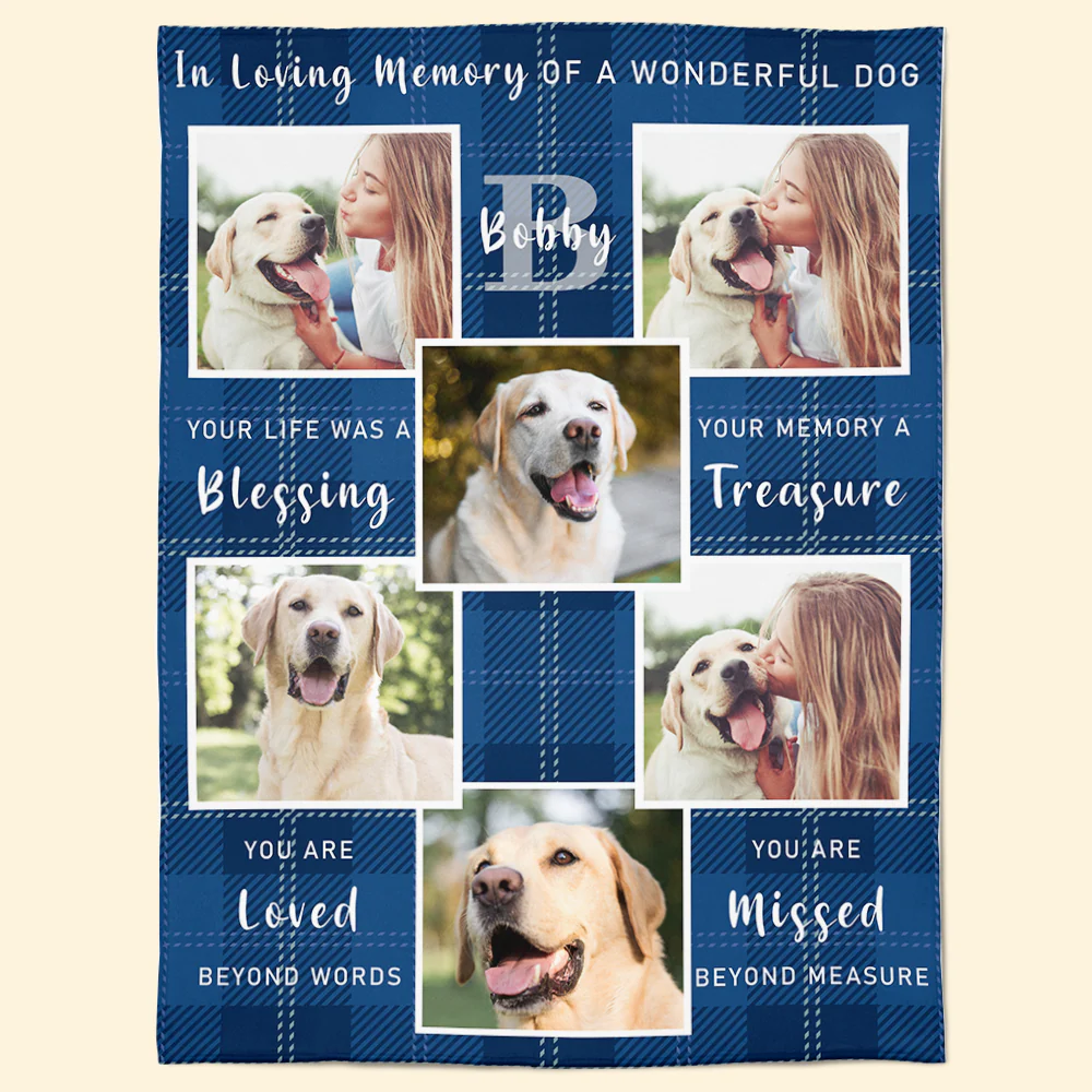 You Are Missed - Personalized Photo Blanket - Image 4