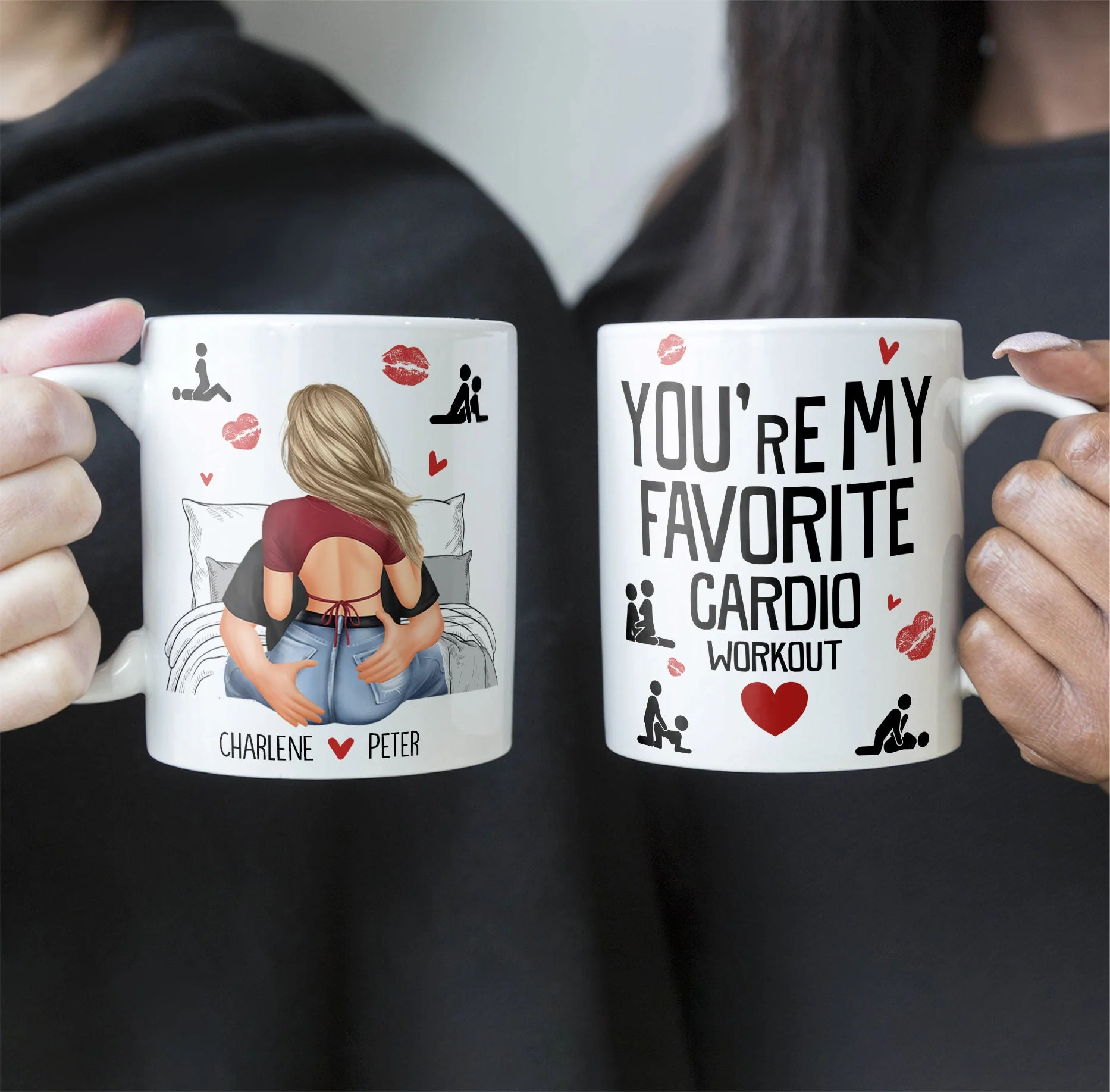 You Are My Favorite Cardio Workout - Personalized Mug - Image 3