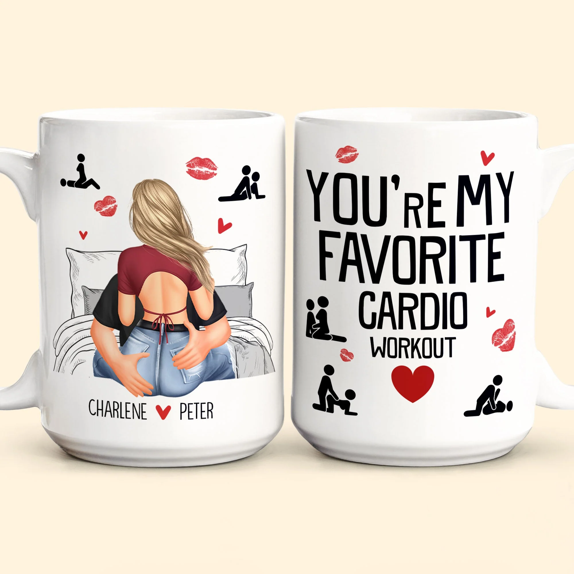 You Are My Favorite Cardio Workout - Personalized Mug - Image 6