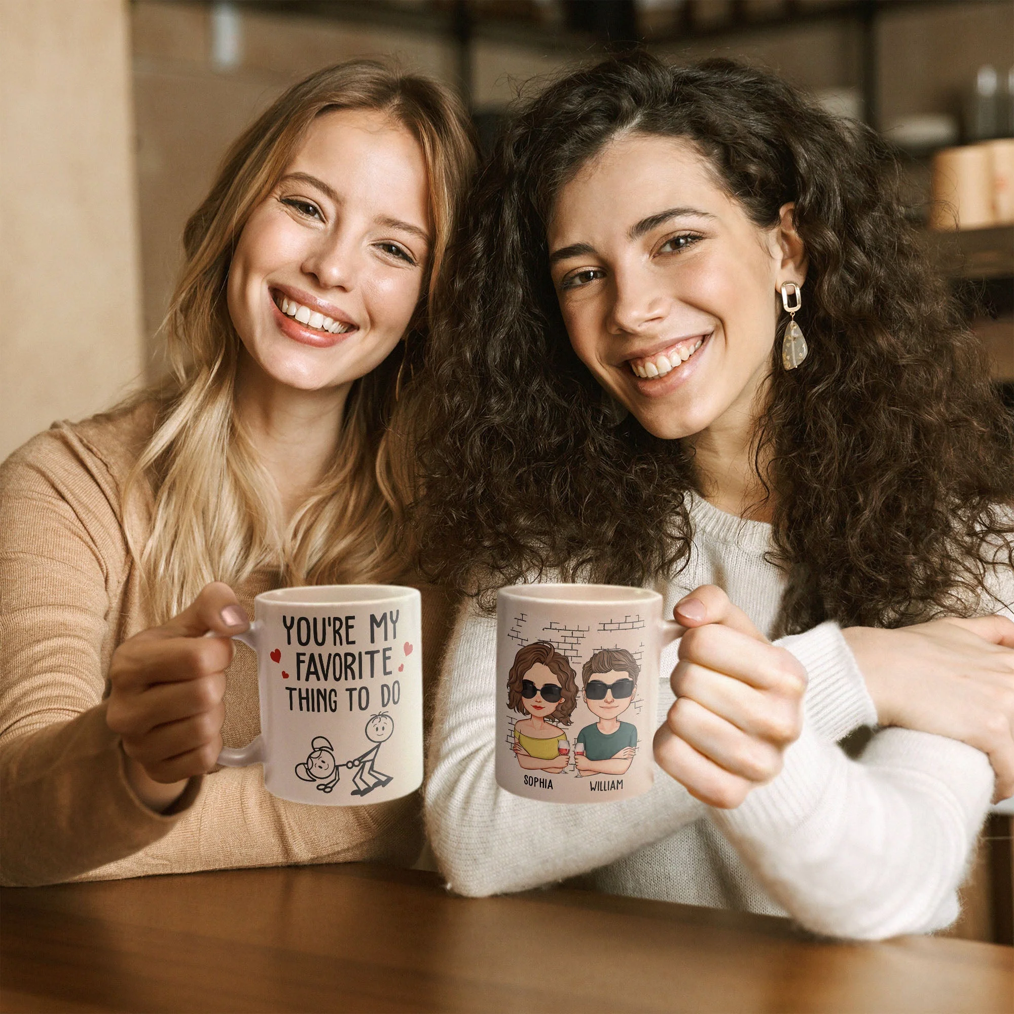 You Are My Favorite Thing To Do - Personalized Mug - Image 7