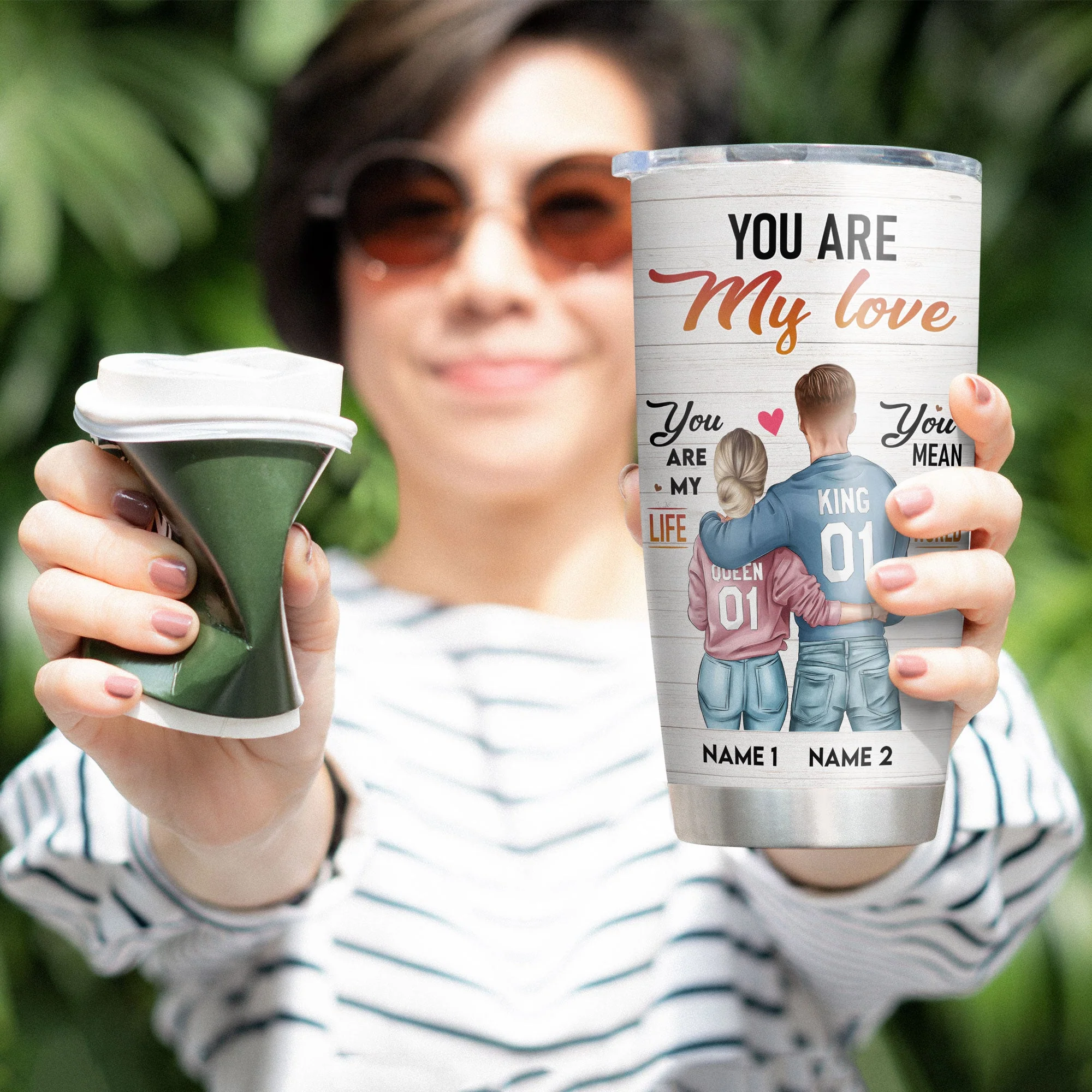 You Are My Love You Are My Life - Personalized Tumbler Cup - Image 6