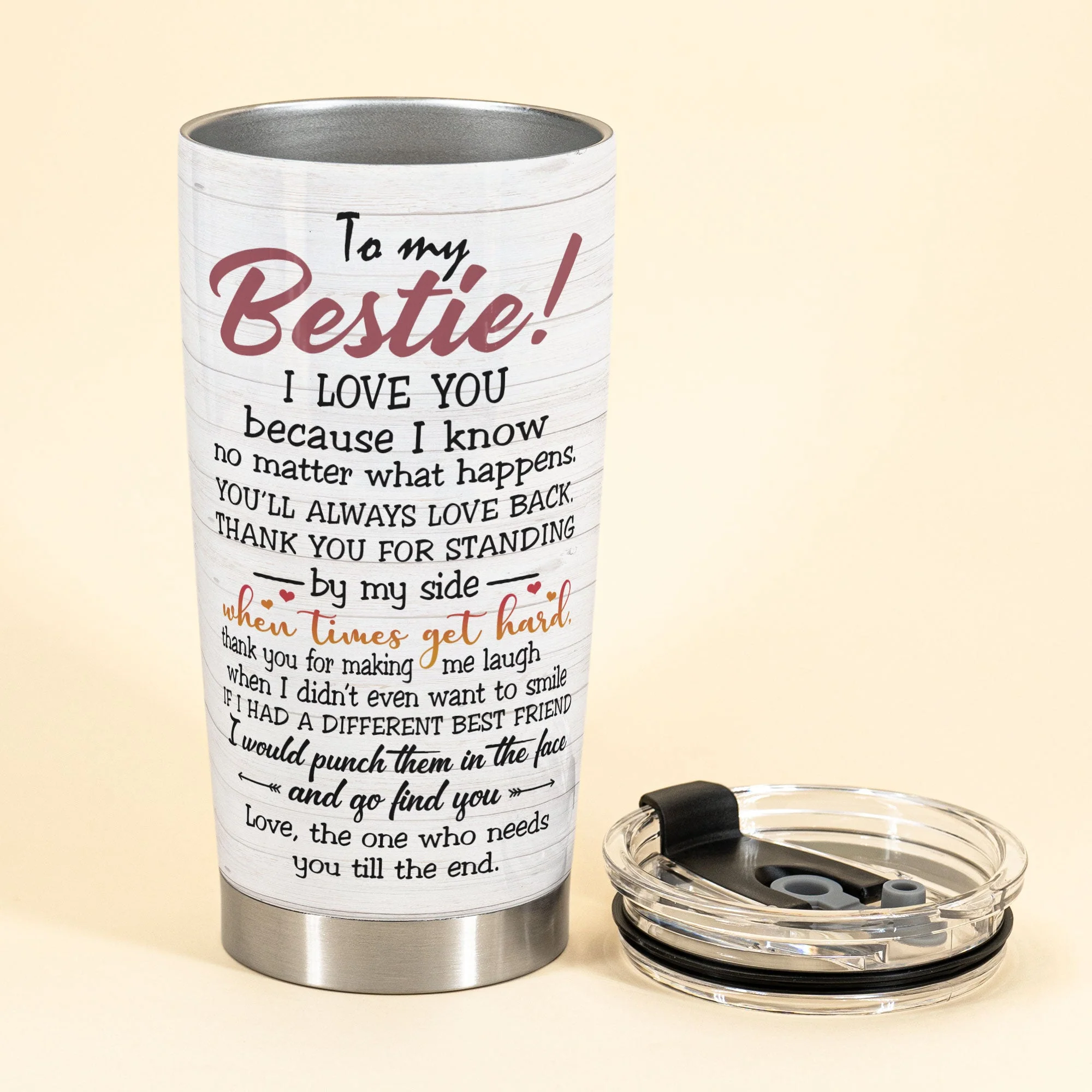 You Are My Person - Personalized Tumbler Cup - Birthday Gift For Besties - Man Woman - Image 3