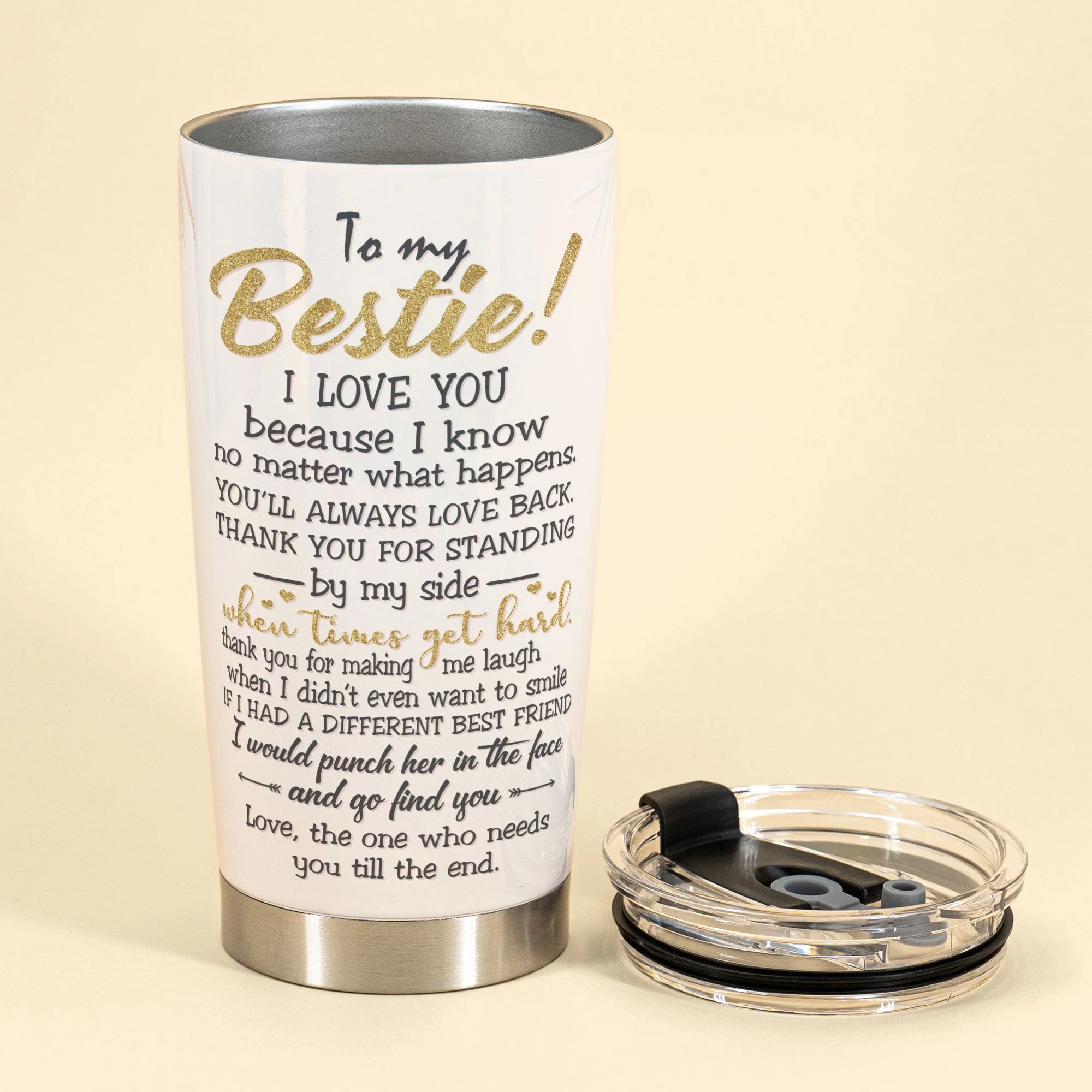 You Are My Person - Personalized Tumbler Cup - Friends Hangout Plus Size - Image 3