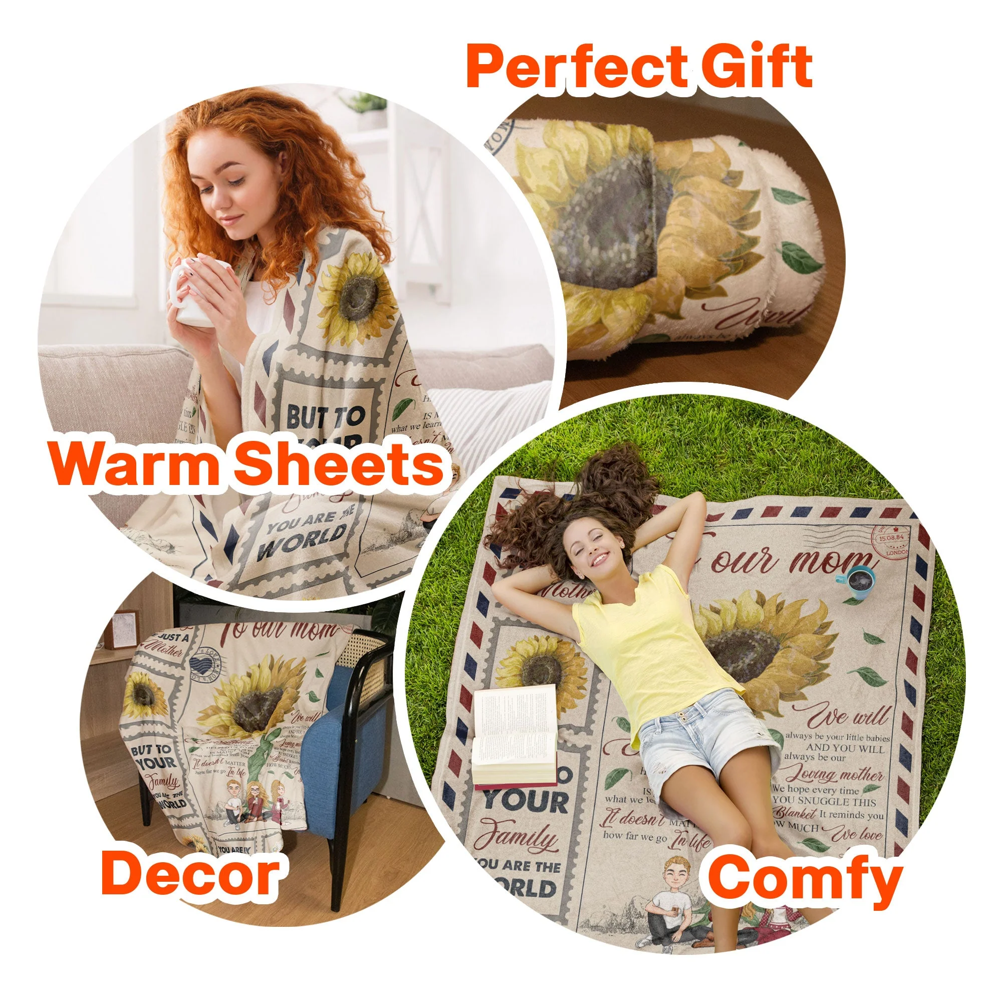 You Are Our Sunshine - Personalized Blanket - Image 6