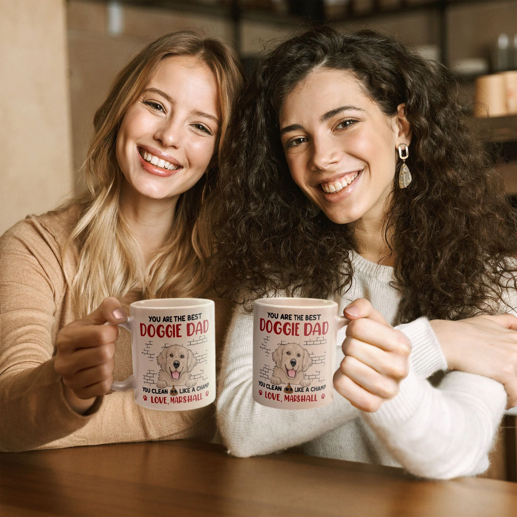 You Are The Best Doggie Dad - Personalized Mug - Image 4
