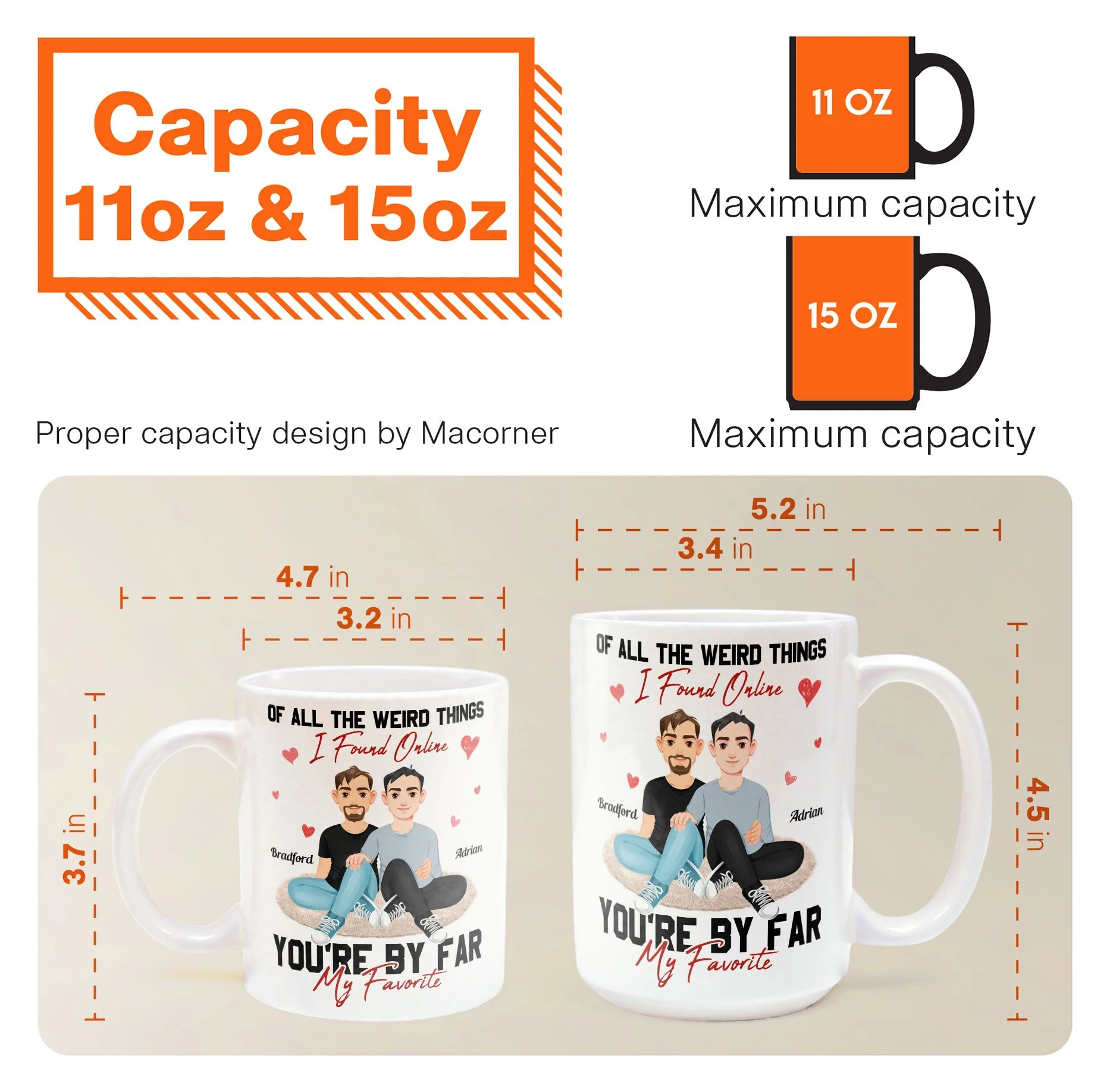 You Are The Best Thing I Ever Found On The Internet - Personalized Mug - Image 6