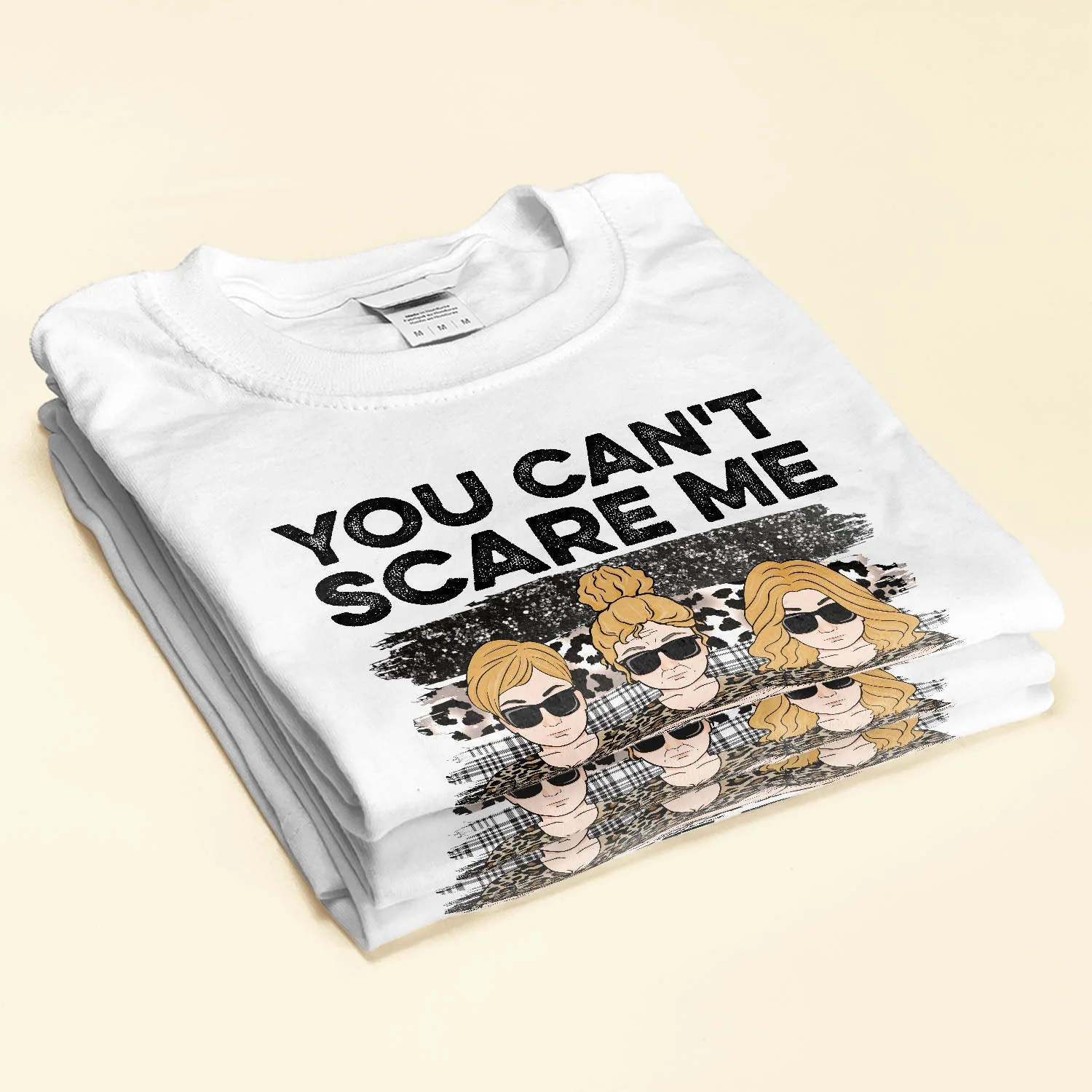 You Can't Scare Me I Have Daughters - Personalized Shirt - Birthday, Mother's Day Gift For Mother, Mom, Mama From Daughter - Image 2