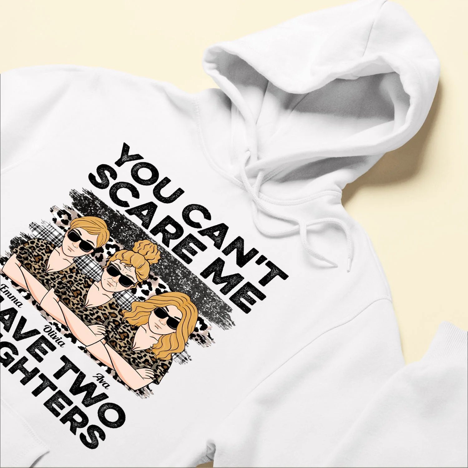 You Can't Scare Me I Have Daughters - Personalized Shirt - Birthday, Mother's Day Gift For Mother, Mom, Mama From Daughter - Image 6