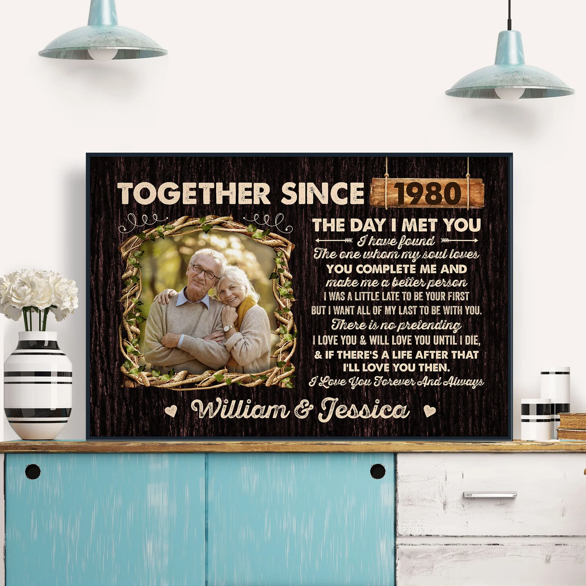 You Complete Me - Personalized Photo Poster/Wrapped Canvas - Image 4