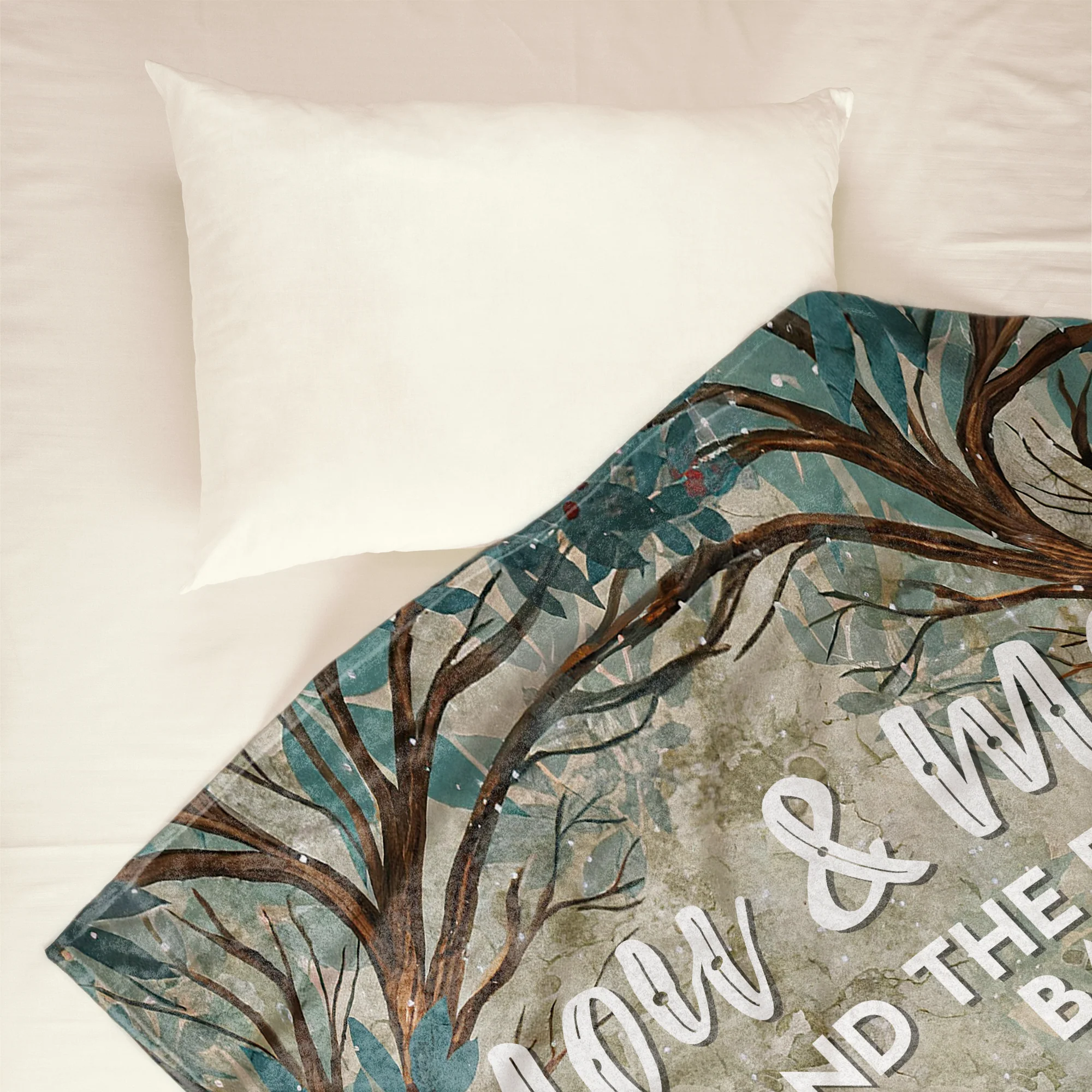 You Me & The Fur Babies - Personalized Blanket - Image 3