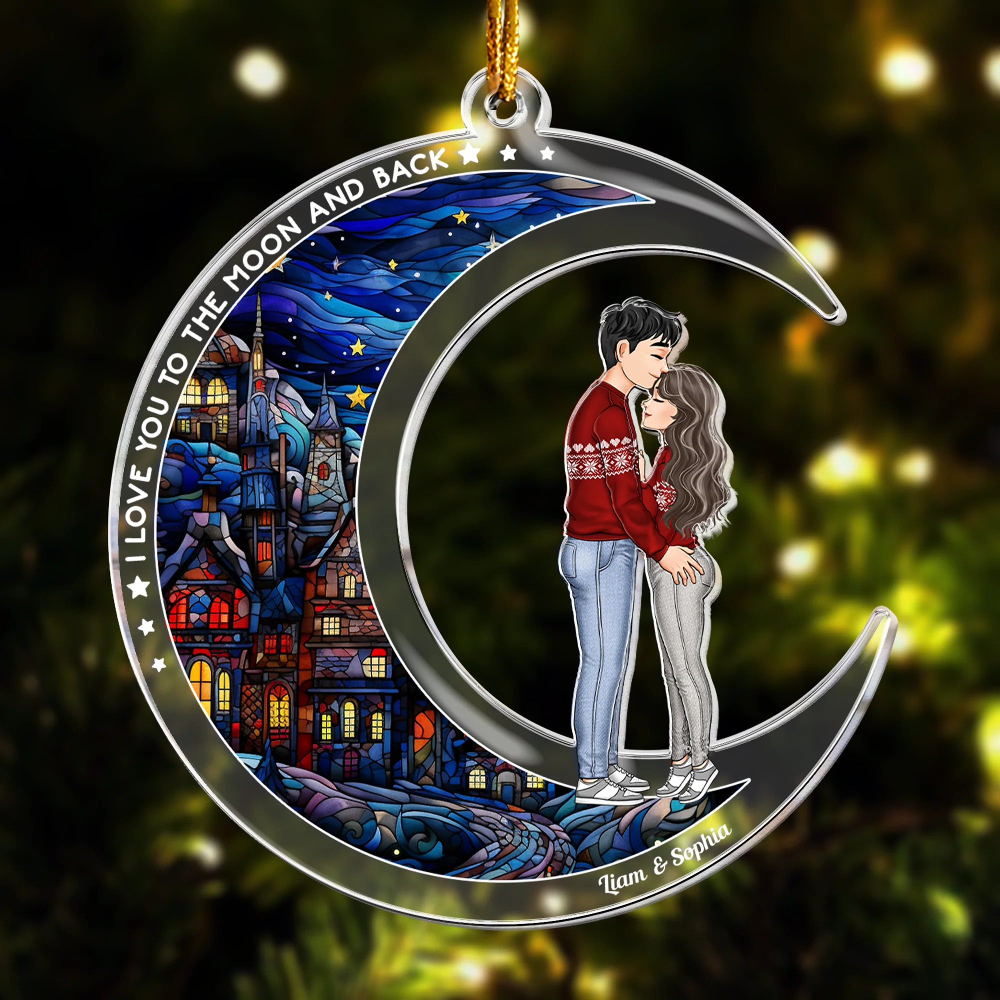 You & Me We Got This - Personalized Acrylic Ornament - Image 2